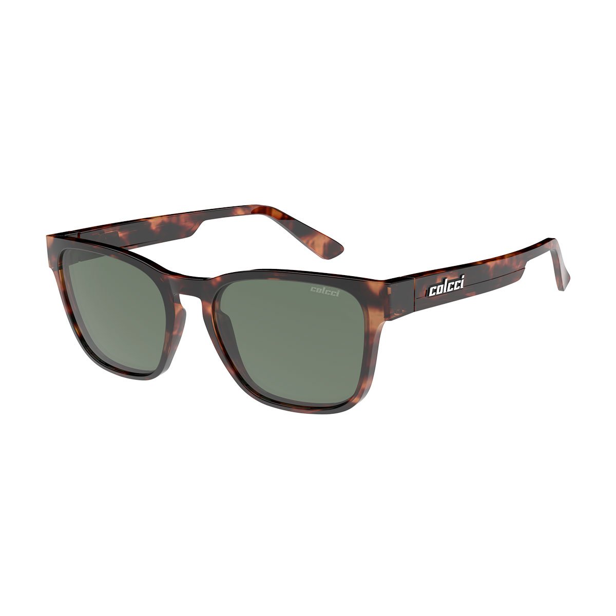 Oculos Solar Colcci Pietro C0310f2171 Marrom Brilho Demi Lente Verde cat1