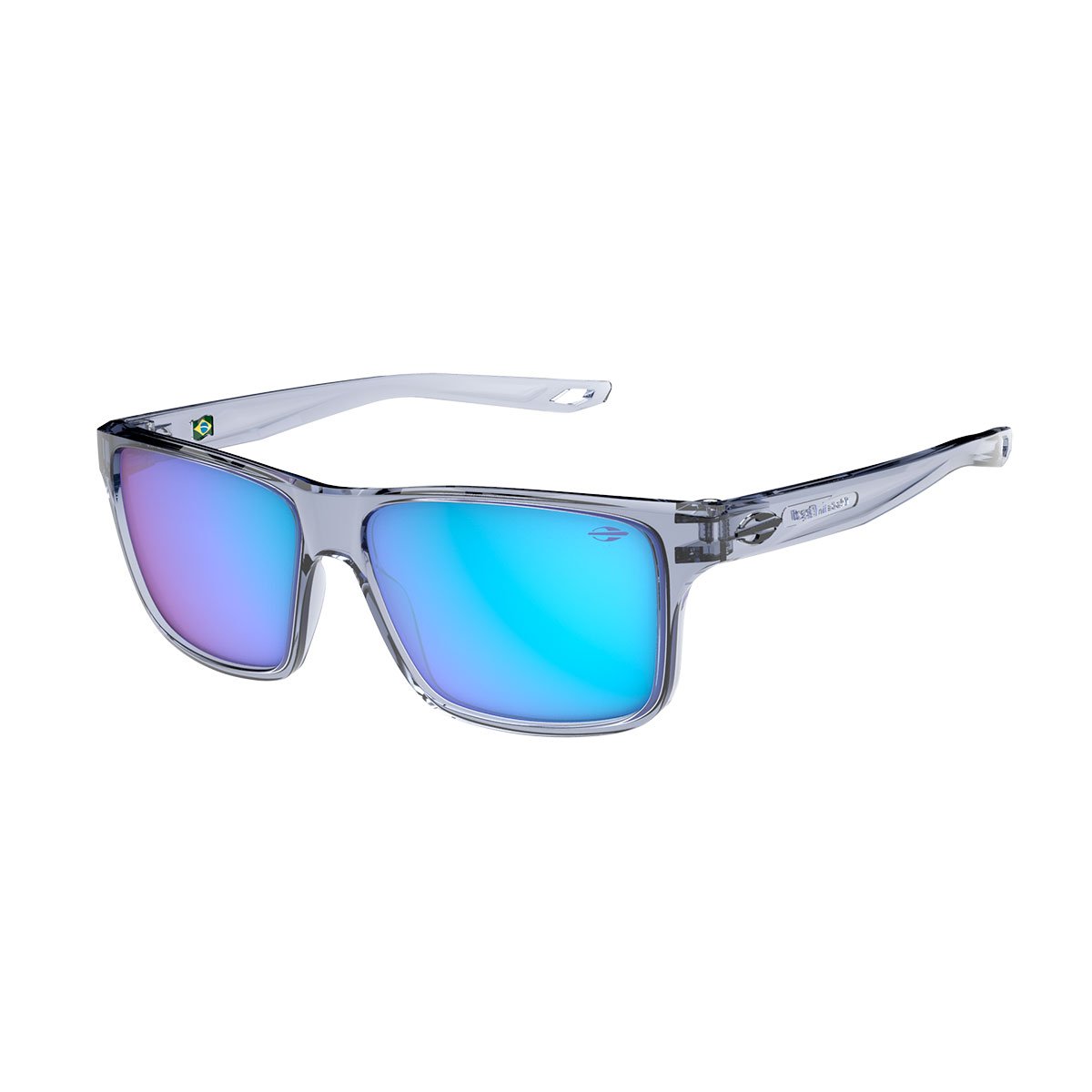 Oculos Solar Mormaii Lagos Ng M0204dk197 Azul Translucido Lente Azul Espelhada cat1