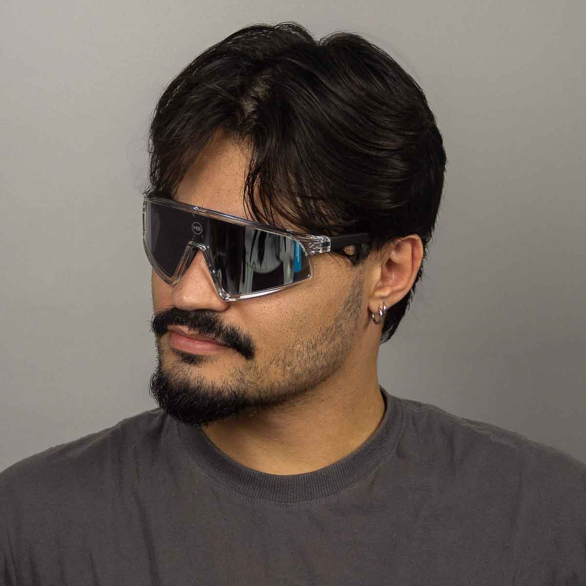 Oculos Solar HB Ion 10105830755025 Transparente Brilho Lente Prata Espelhada Transparente 5