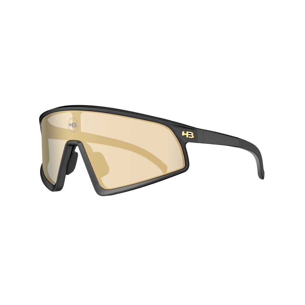 Oculos Solar HB Ion 10105830243026 Preto Fosco Lente Dourado Espelhada