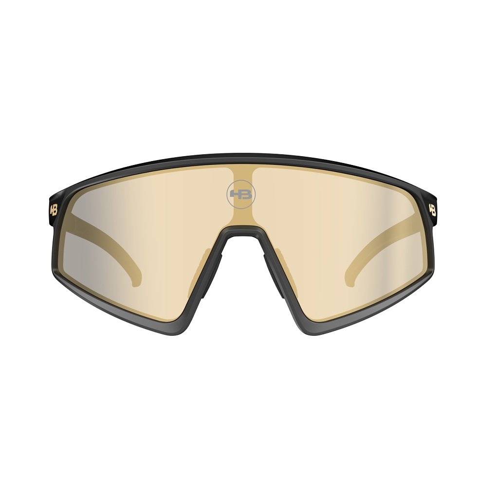 Oculos Solar HB Ion 10105830243026 Preto Fosco Lente Dourado Espelhada Preto 2