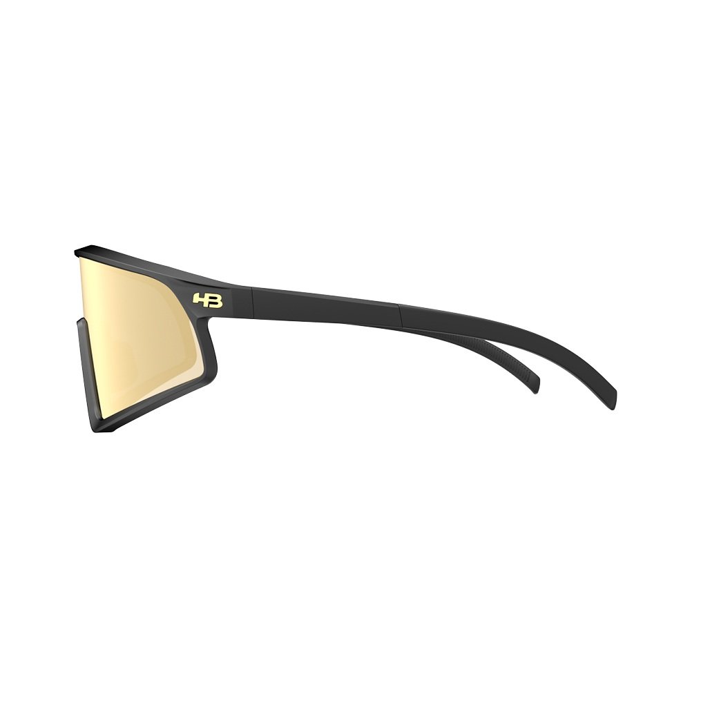 Oculos Solar HB Ion 10105830243026 Preto Fosco Lente Dourado Espelhada Preto 3