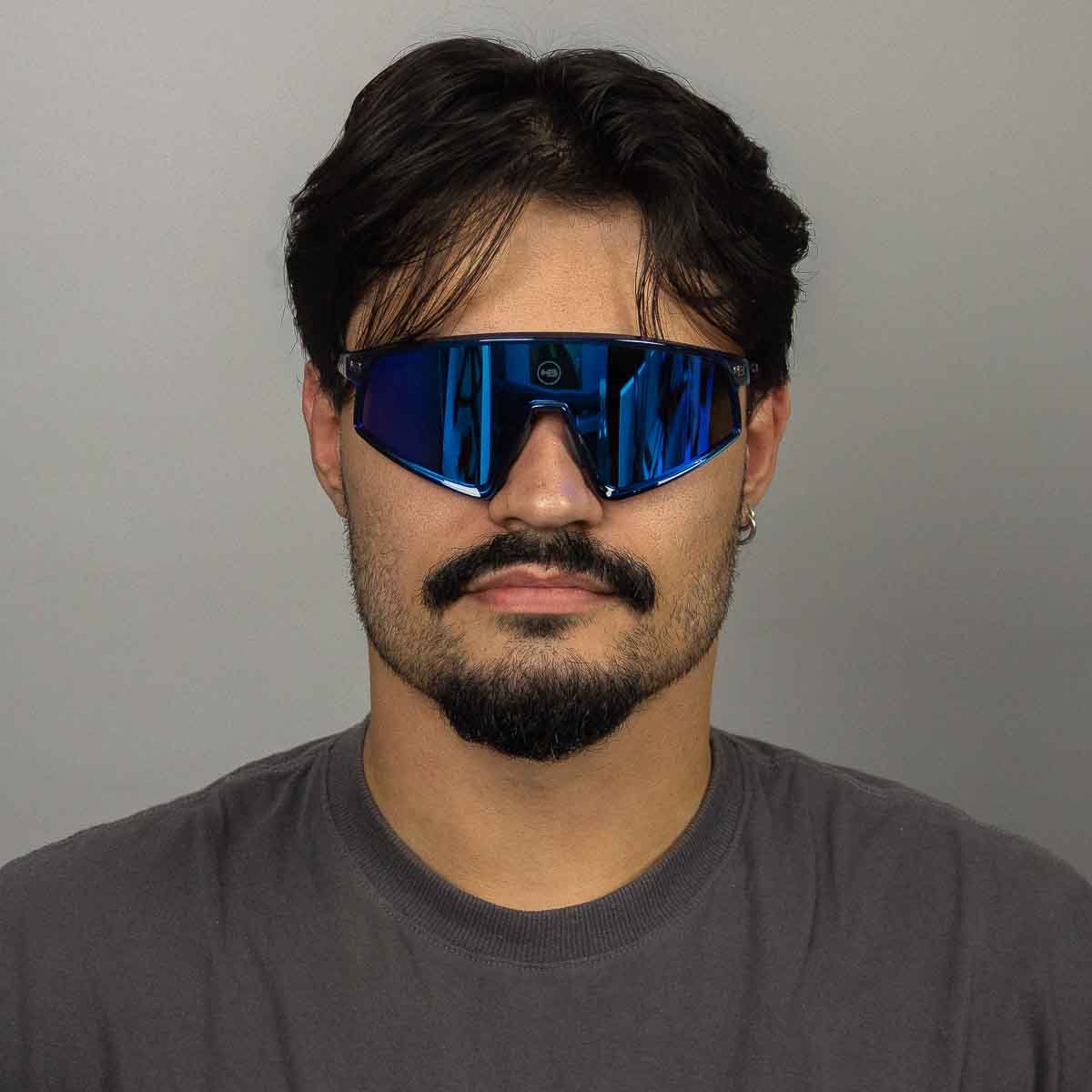 Oculos Solar HB Ion 10105830982024 Azul Translucido Lente Azul Espelhada Azul 4