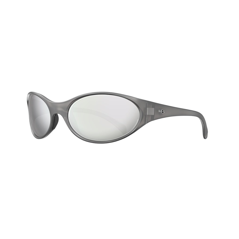 Oculos Solar HB Aliens Return 10105850874025 Cinza Translucido Lente Prata Espelhada
