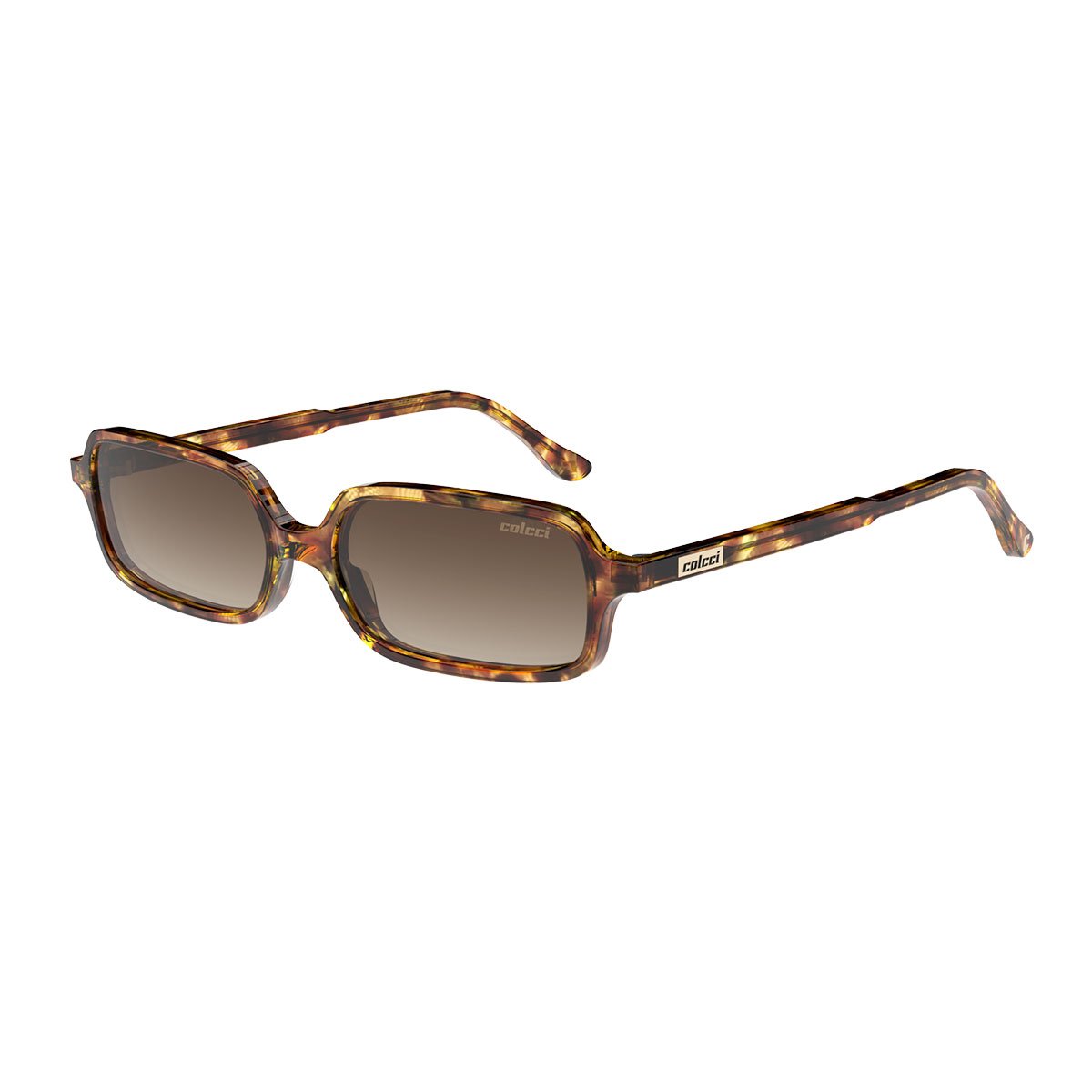 Oculos Solar Colcci Ava C0298f4134 Amarelo Brilho Demi Lente Marrom Degrade cat1