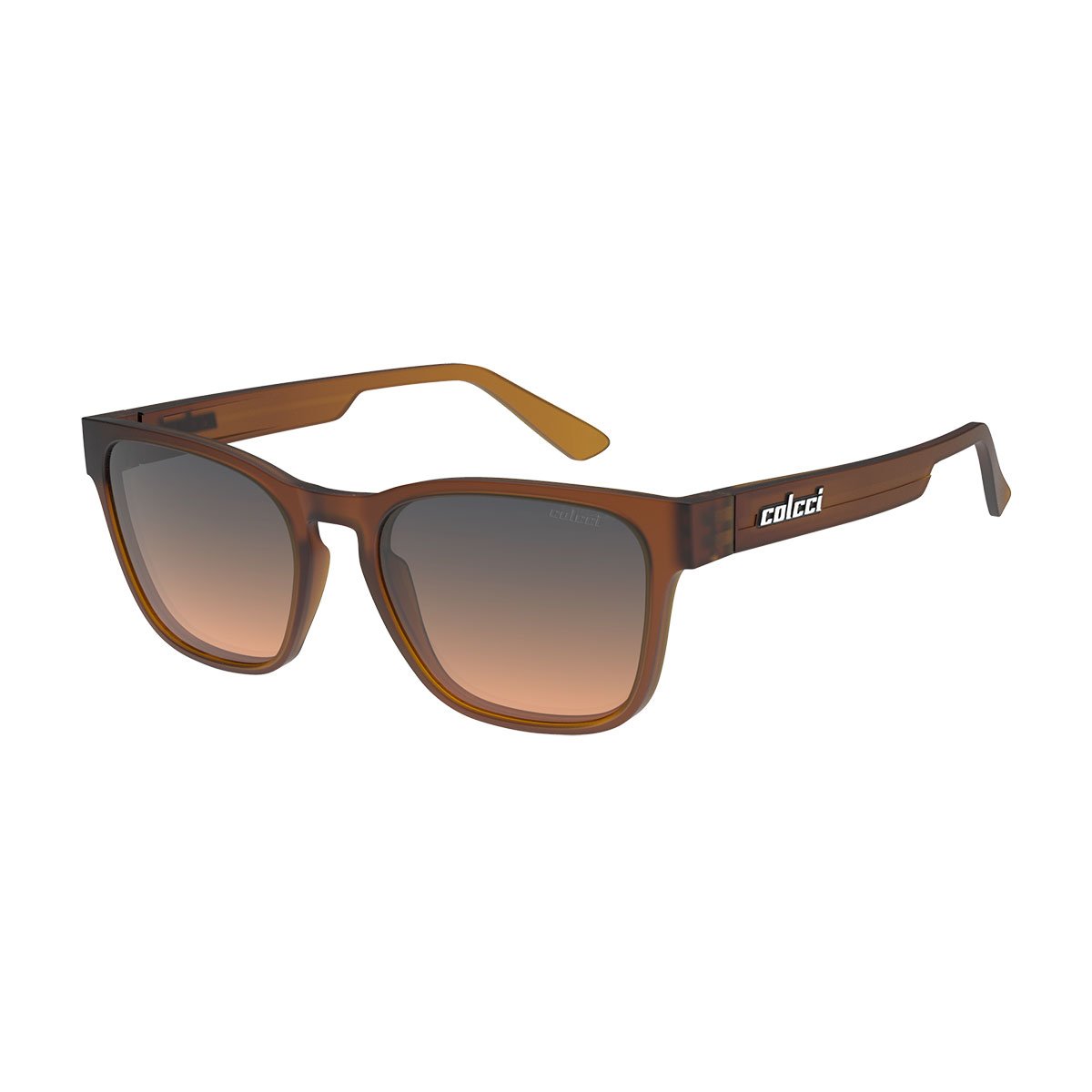 Oculos Solar Colcci Pietro C0310j2021 Marrom Fosco Lente Azul Degrade Espelhada cat1