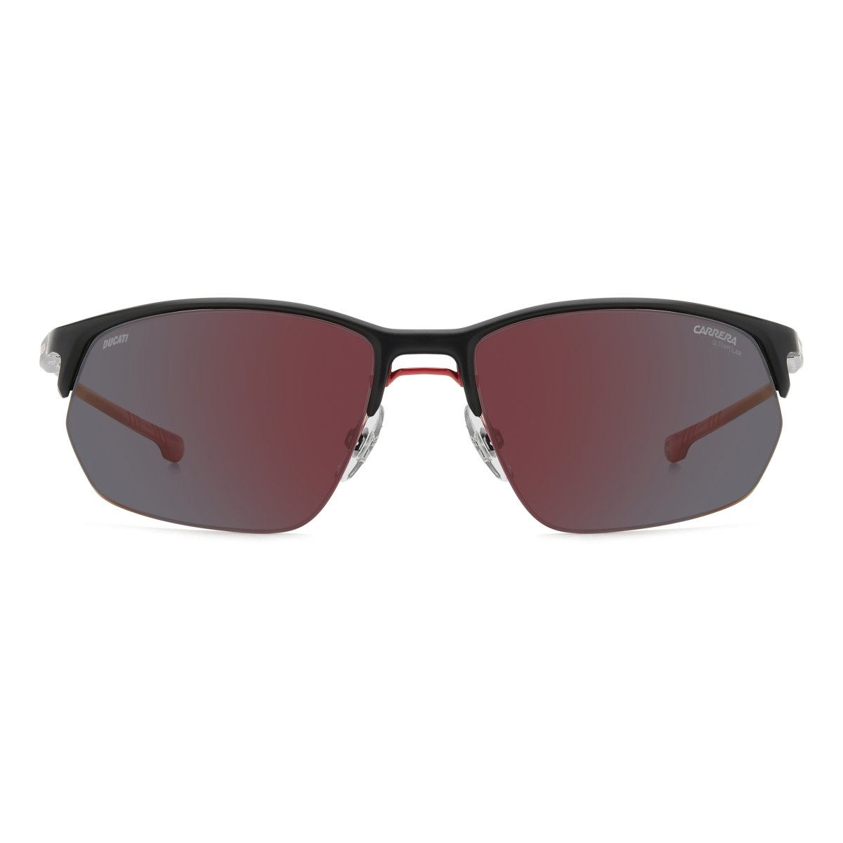 Oculos Solar Carrera Carduc 064/s 003 65 Preto Fosco Lente Vermelho Espelhada Preto 2