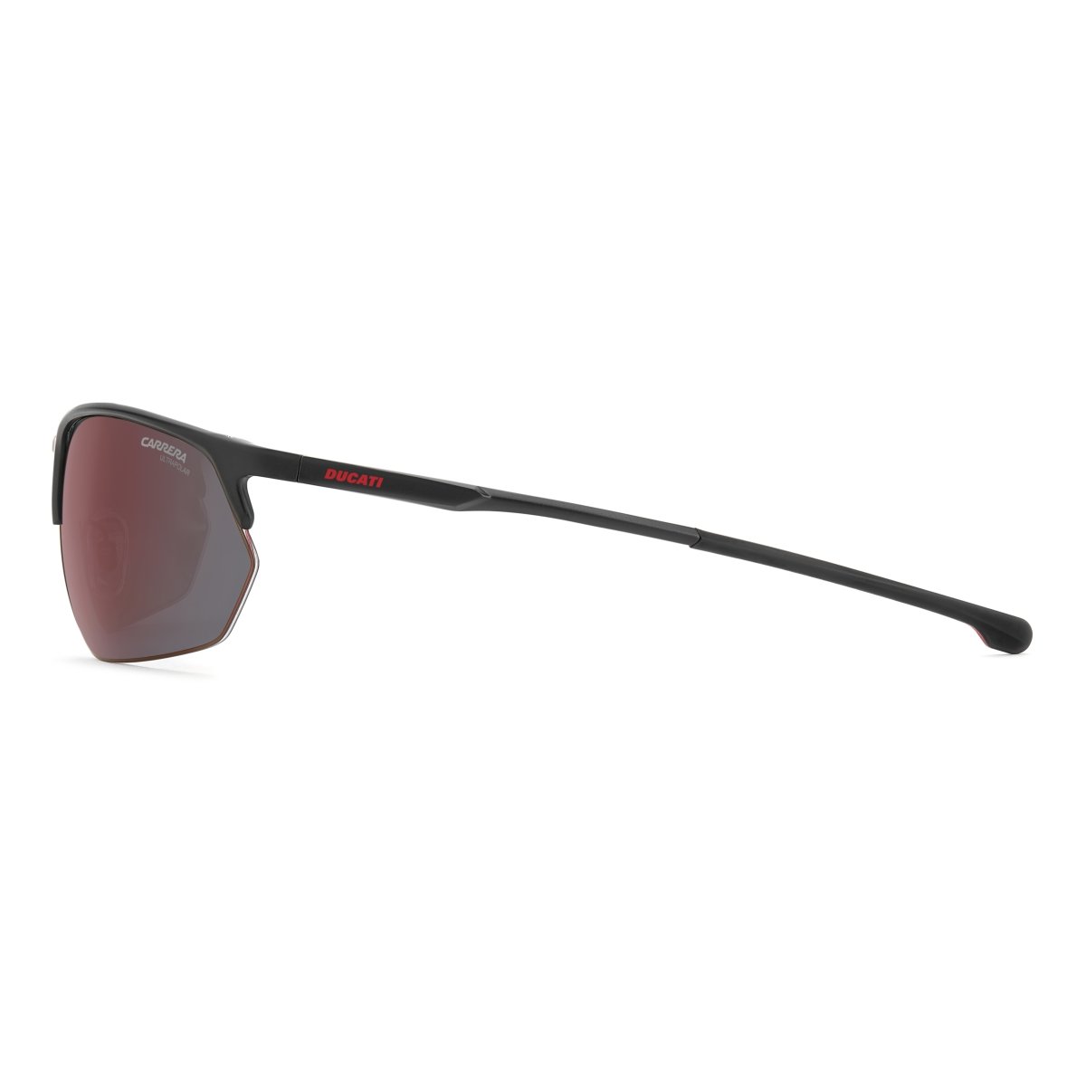 Oculos Solar Carrera Carduc 064/s 003 65 Preto Fosco Lente Vermelho Espelhada Preto 3