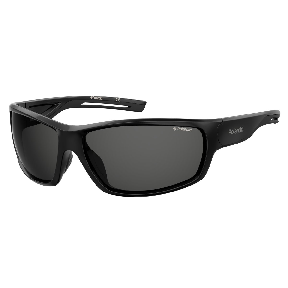 Oculos Solar Polaroid Pld7029/s 807 68 Preto Brilho Lente Cinza Polarizada