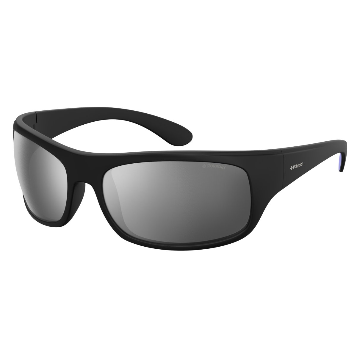 Oculos Solar Polaroid 07886 003ex 66 Preto Fosco Lente Cinza Espelhada Polarizada