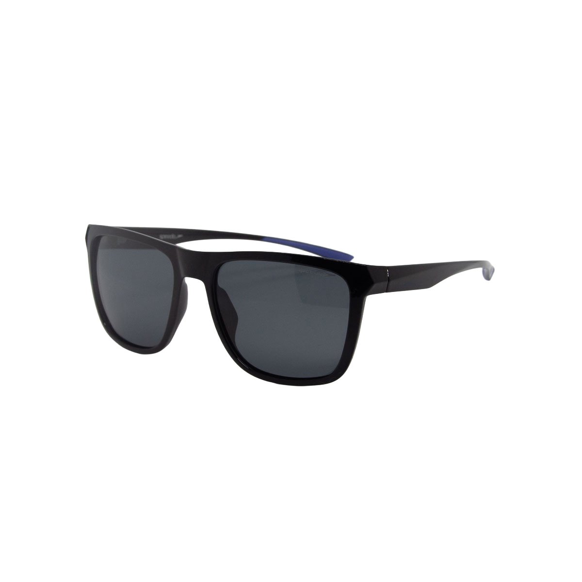 Oculos Solar Speedo Speeder 2 A01 Preto Brilho Lente Cinza Polarizada