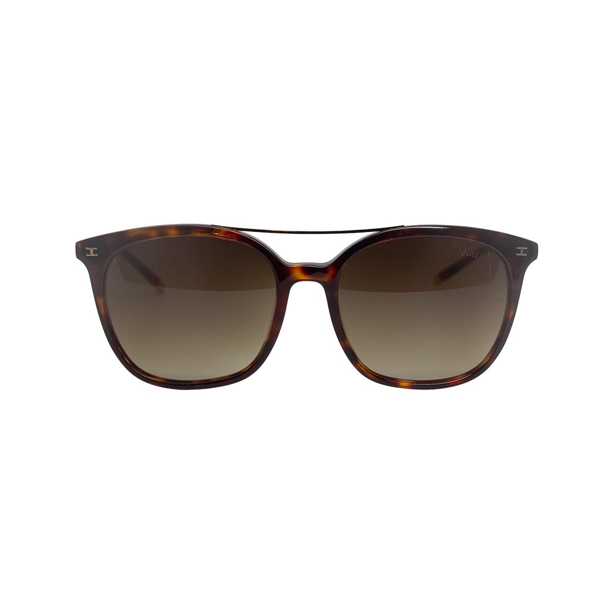 Oculos Solar Hickmann Hi9048 G21 Marrom Brilho Havana Lente Marrom Degrade Marrom 2