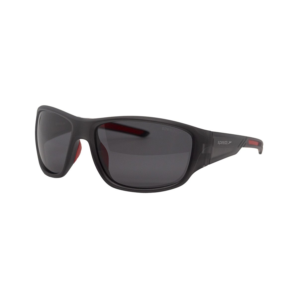 Oculos Solar Speedo Speeder 12 H12 Cinza Fosco Lente Cinza Polarizada