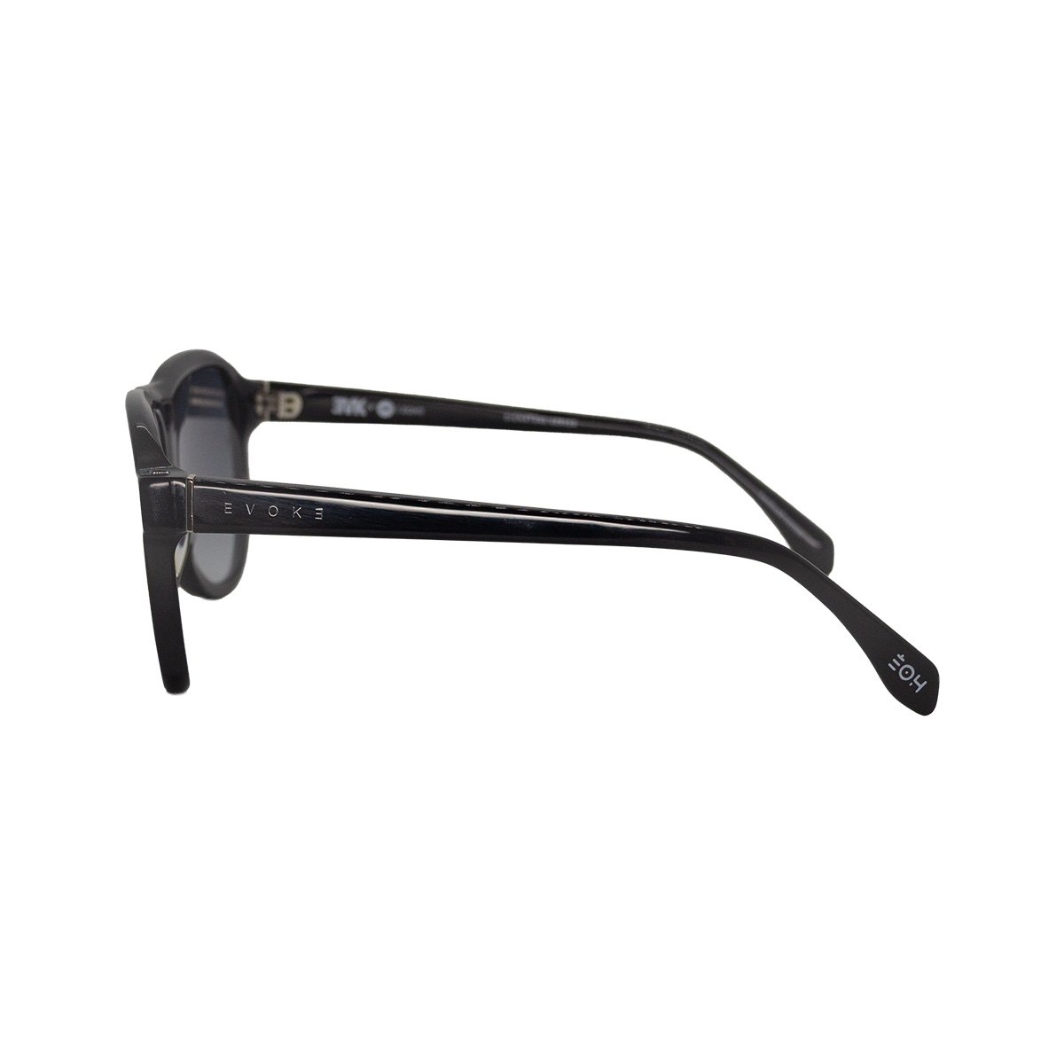 Oculos Solar Evoke Evk 48 Eoh11 Preto Brilho Lente Cinza Degrade Preto 3