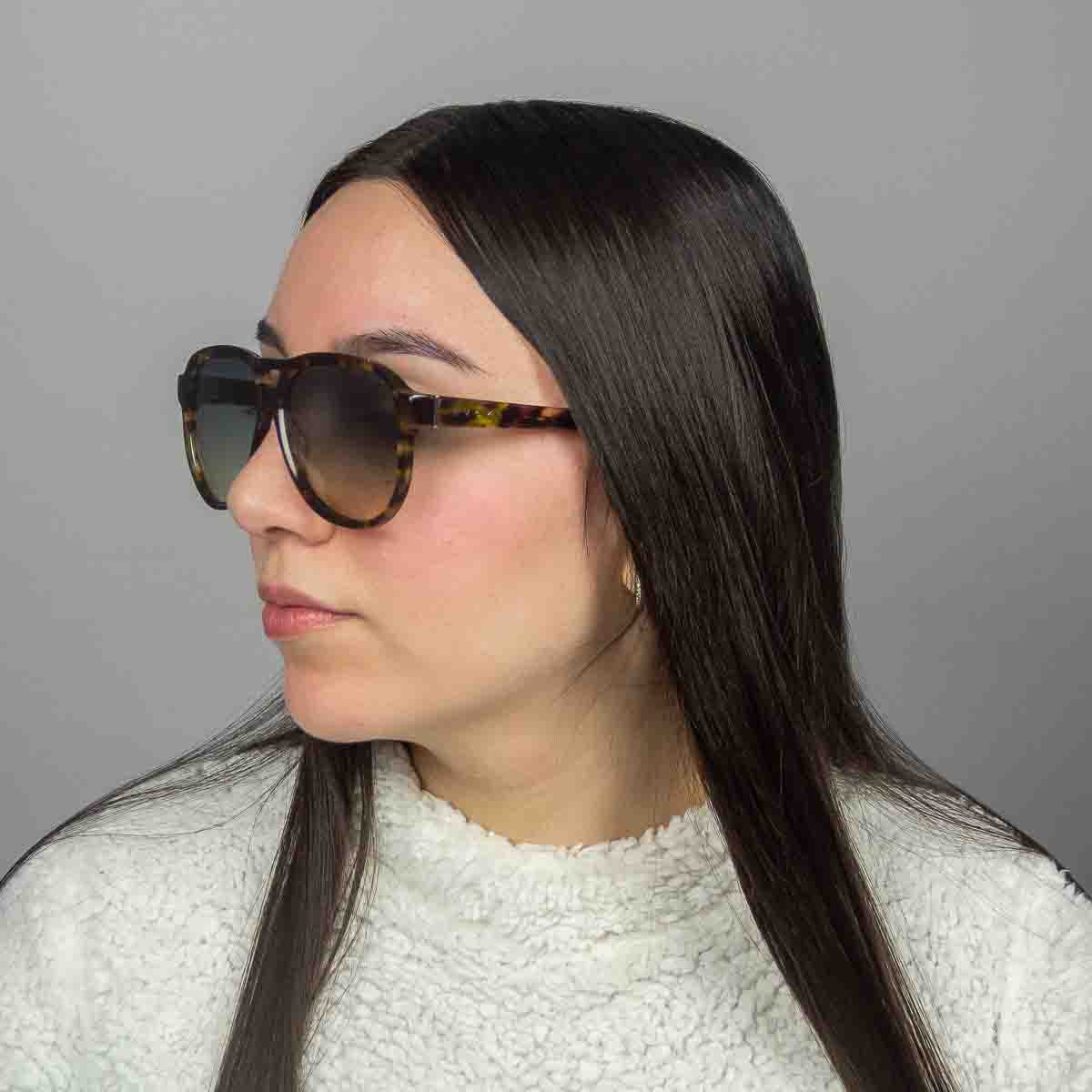 Oculos Solar Evoke Evk 48 E21 Verde Brilho Demi Lente Verde Degrade Verde 5
