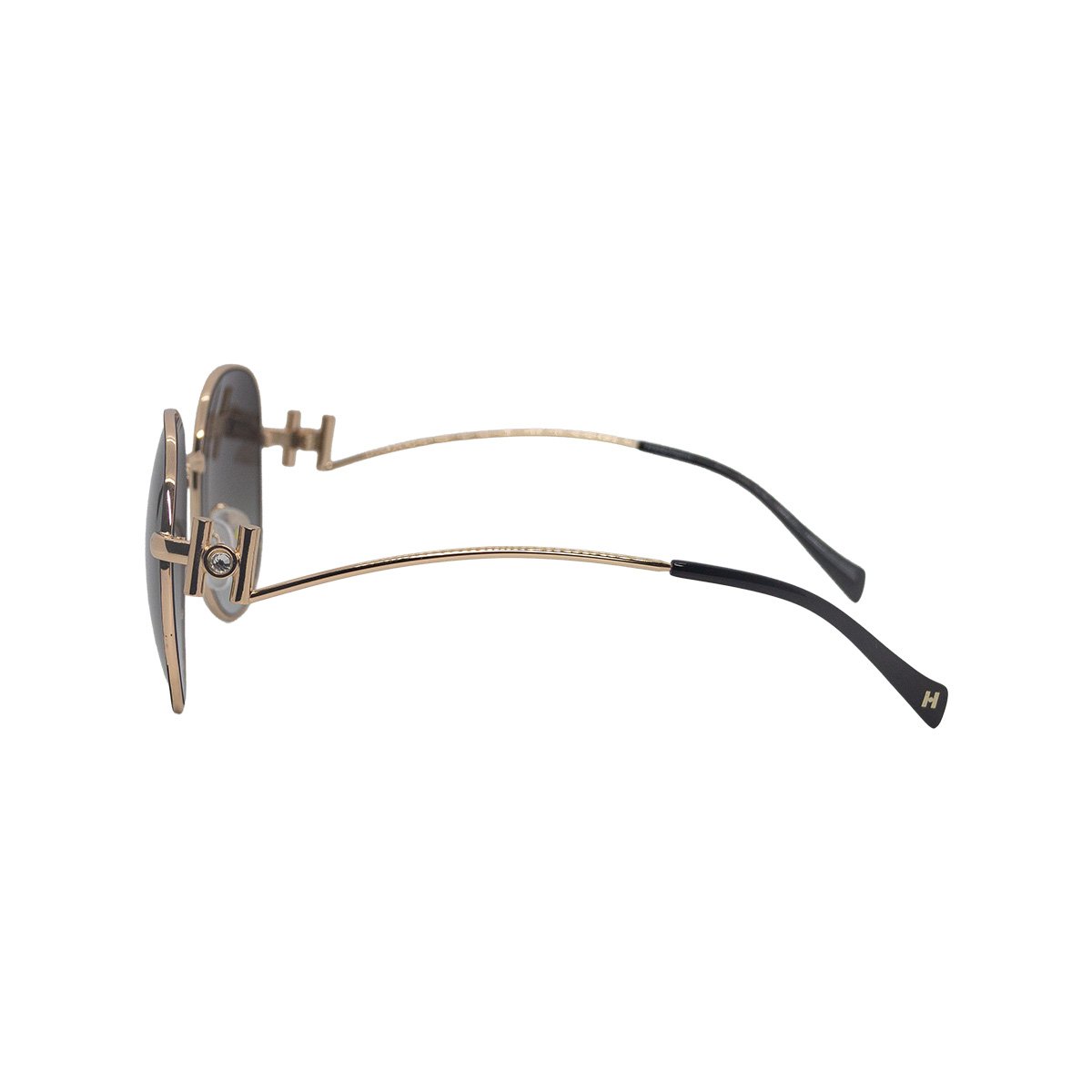 Oculos Solar Hickmann Hi30004 04a Preto Fosco Lente Cinza Degrade Preto 3