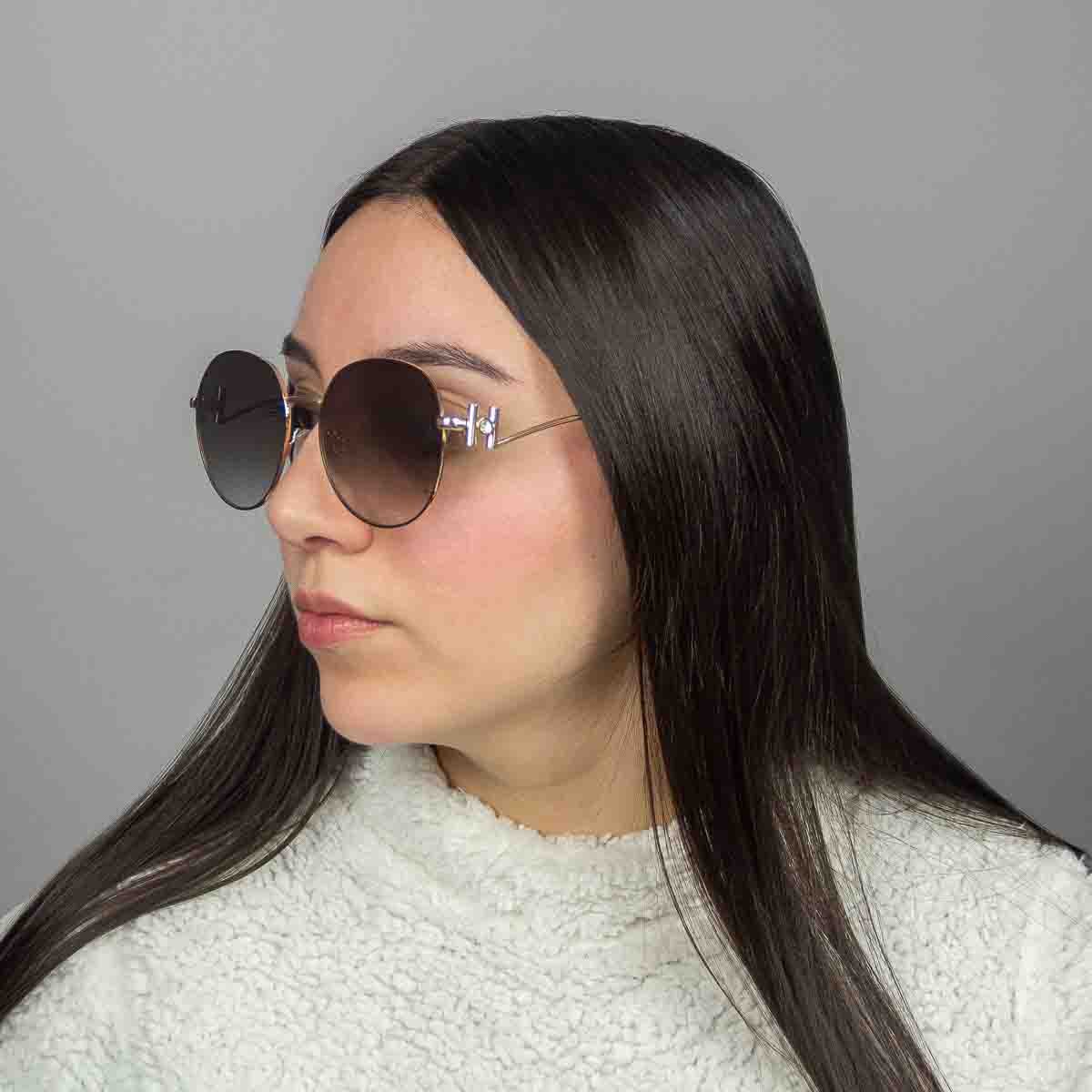 Oculos Solar Hickmann Hi30004 04a Preto Fosco Lente Cinza Degrade Preto 5