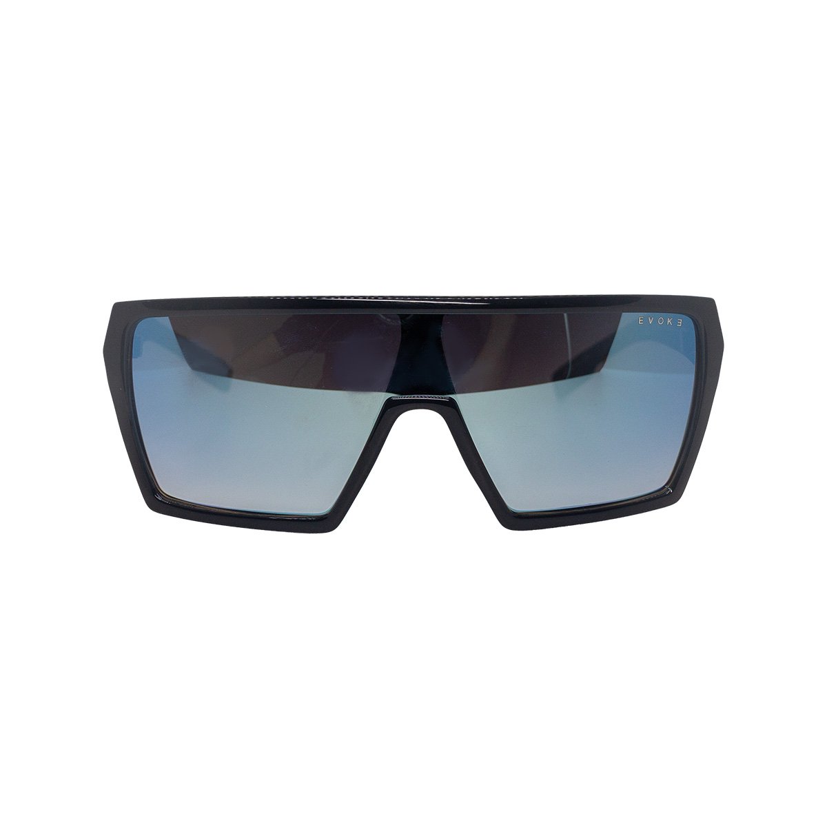 Oculos Solar Evoke Bionic Alfa A03s Azul Brilho Lente Azul Degrade Espelhada Azul 2