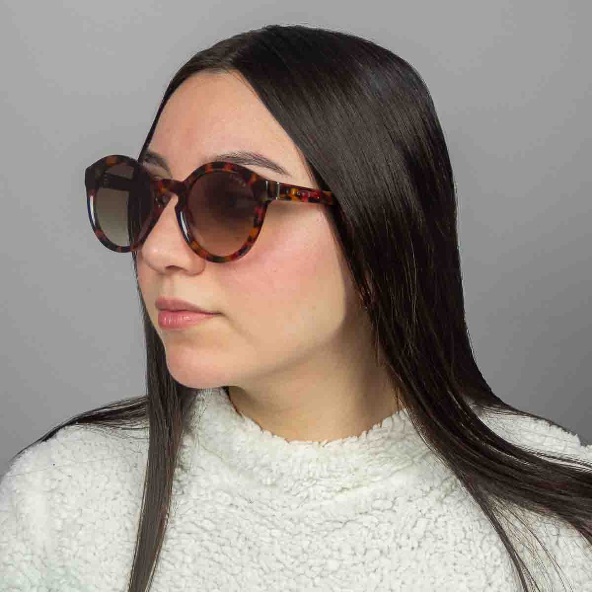 Oculos Solar Evoke Evk 47 G21 Marrom Brilho Demi Lente Marrom Degrade Marrom 5