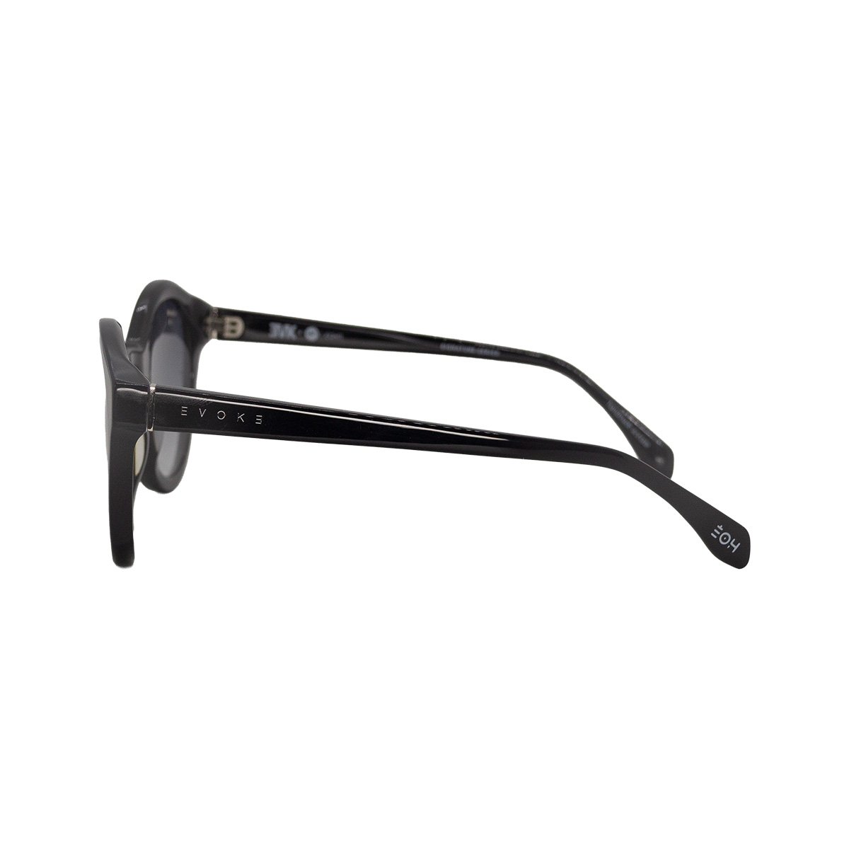 Oculos Solar Evoke Evk 47 Eoh11 Preto Brilho Lente Cinza Degrade Preto 3