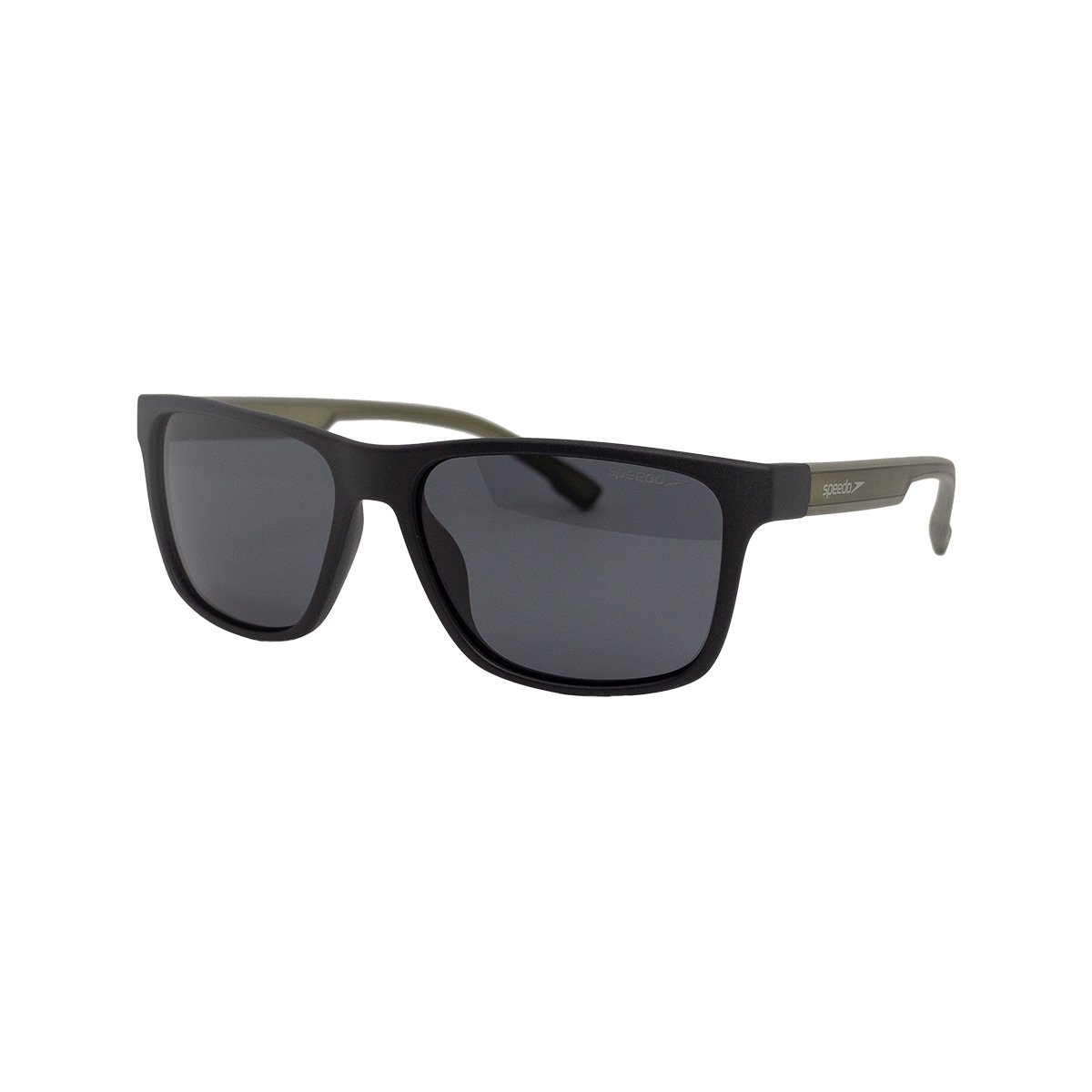Oculos Solar Speedo Freeride 13 H11 Preto Fosco Lente Cinza Polarizada