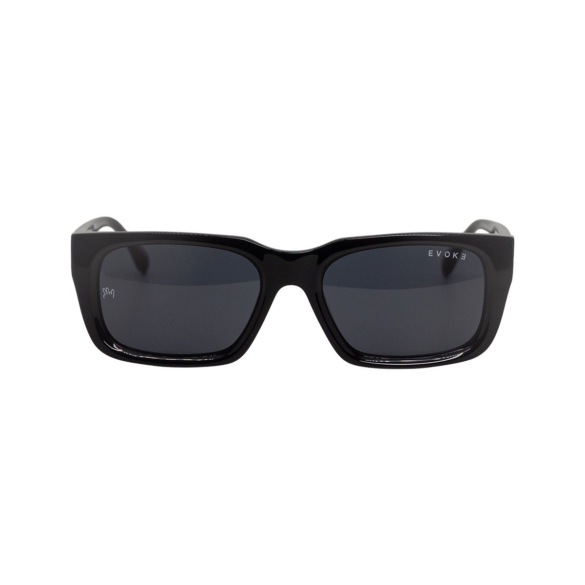 Oculos Solar Evoke Evk 49 Eoh11 Preto Brilho Lente Cinza Preto 2