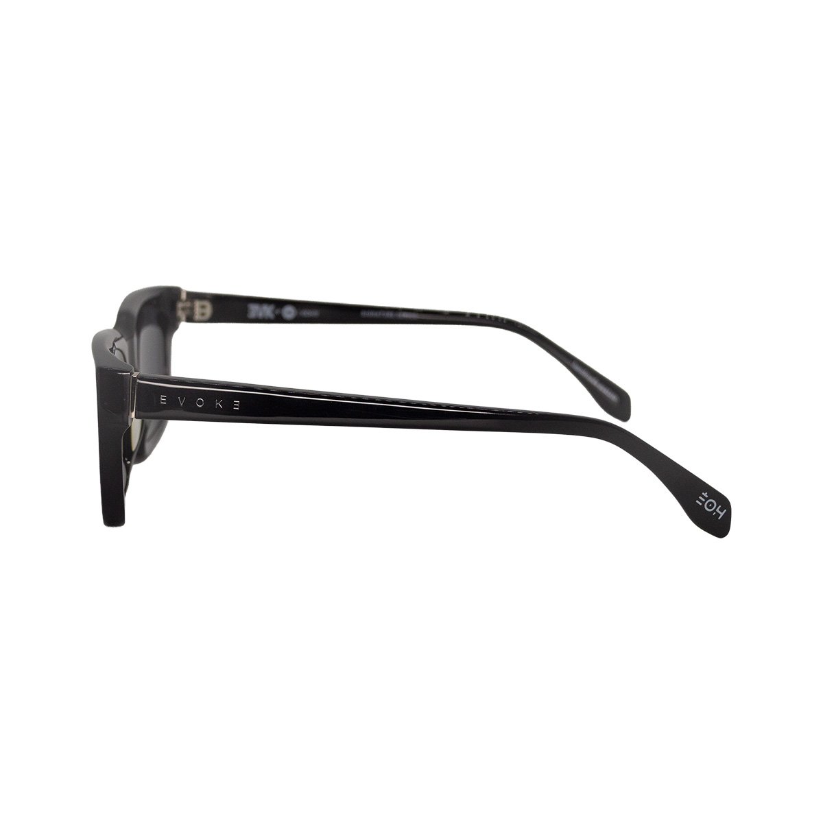 Oculos Solar Evoke Evk 49 Eoh11 Preto Brilho Lente Cinza Preto 3