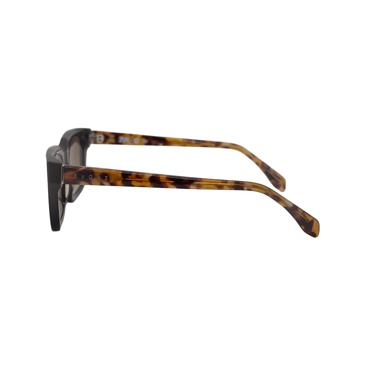 Oculos Solar Evoke Evk 49 A02 Preto Brilho Lente Marrom Degrade Preto 3