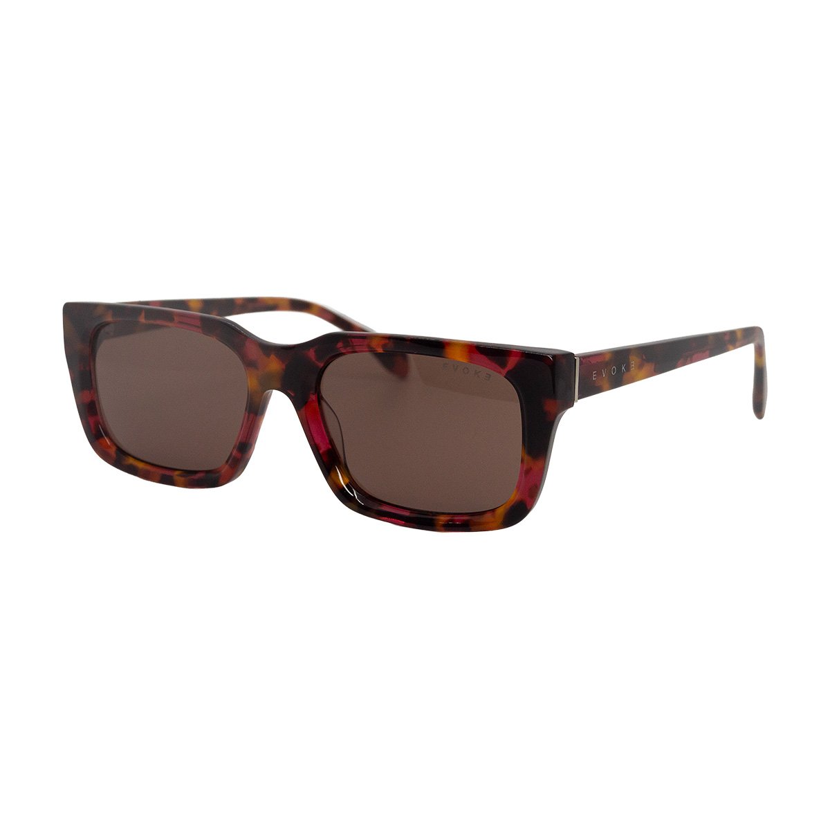Oculos Solar Evoke Evk 49 G21 Marrom Brilho Demi Lente Marrom
