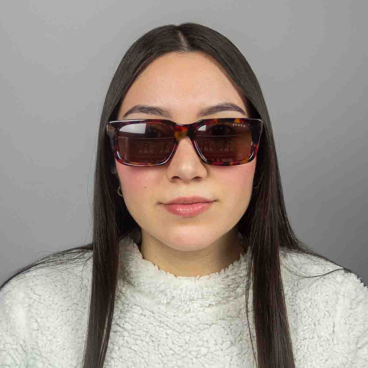 Oculos Solar Evoke Evk 49 G21 Marrom Brilho Demi Lente Marrom Marrom 4