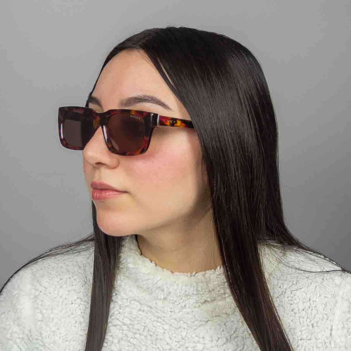 Oculos Solar Evoke Evk 49 G21 Marrom Brilho Demi Lente Marrom Marrom 5