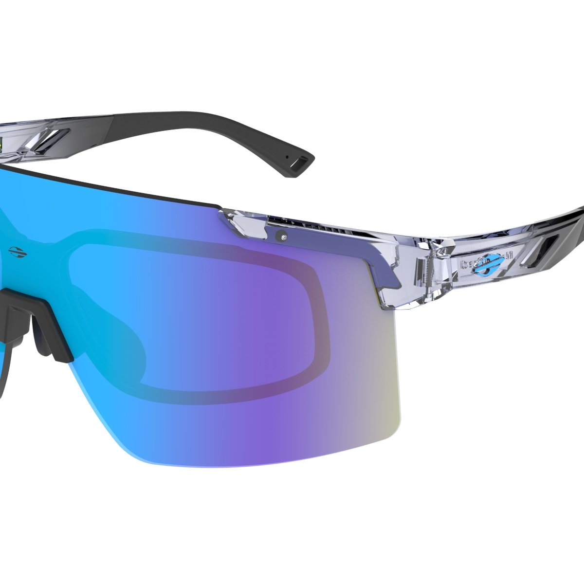 Oculos Solar Mormaii Grand Tour 4 M0212d4997 Fume Brilho Lente Azul Espelhada cat1 Azul 3