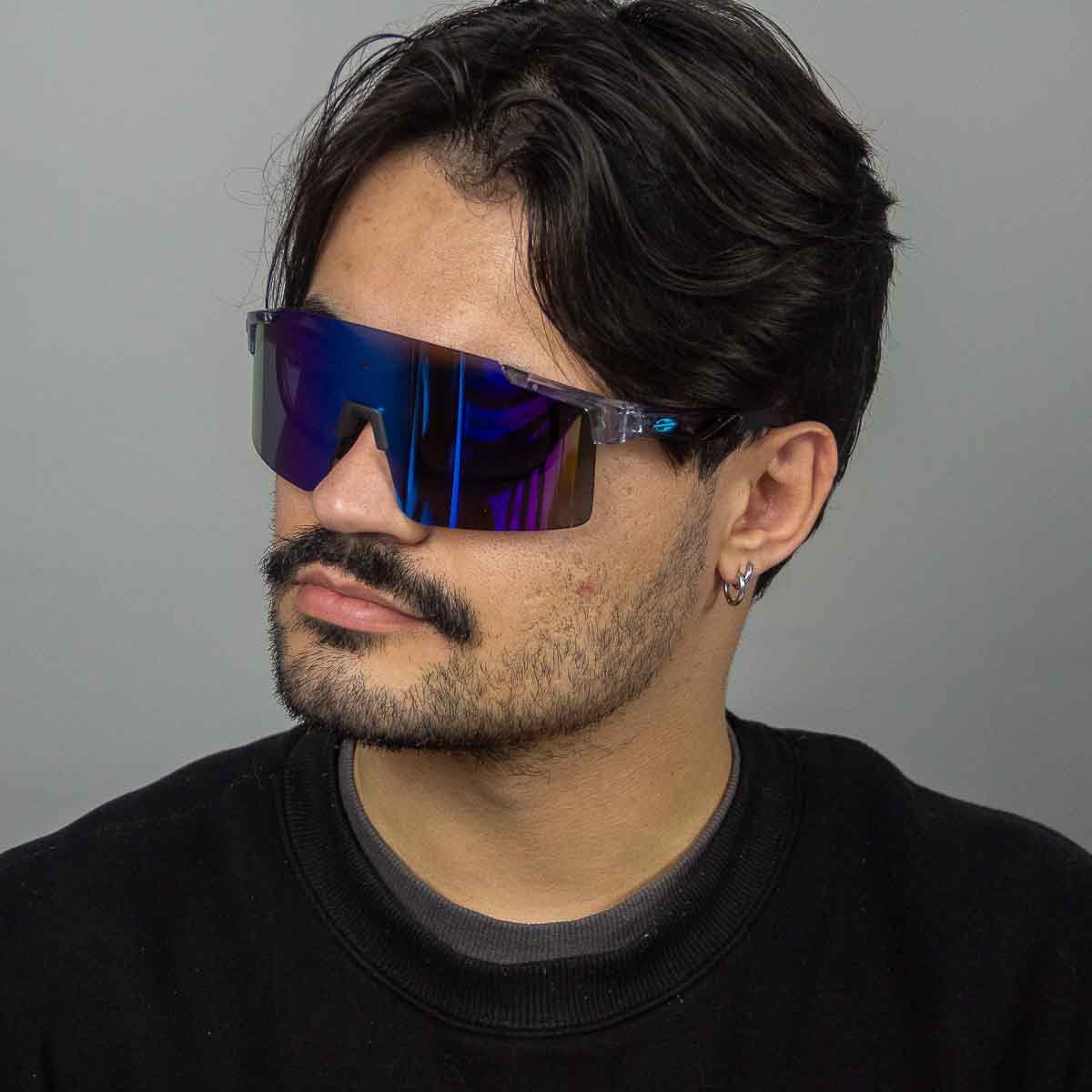 Oculos Solar Mormaii Grand Tour 4 M0212d4997 Fume Brilho Lente Azul Espelhada cat1 Azul 5