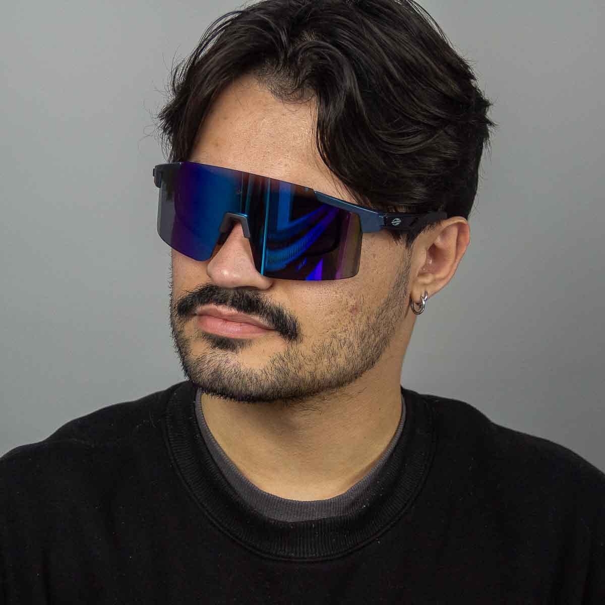 Oculos Solar Mormaii Grand Tour 4 M0212kh697 Azul Fosco Lente Azul Espelhada cat1 Azul 5