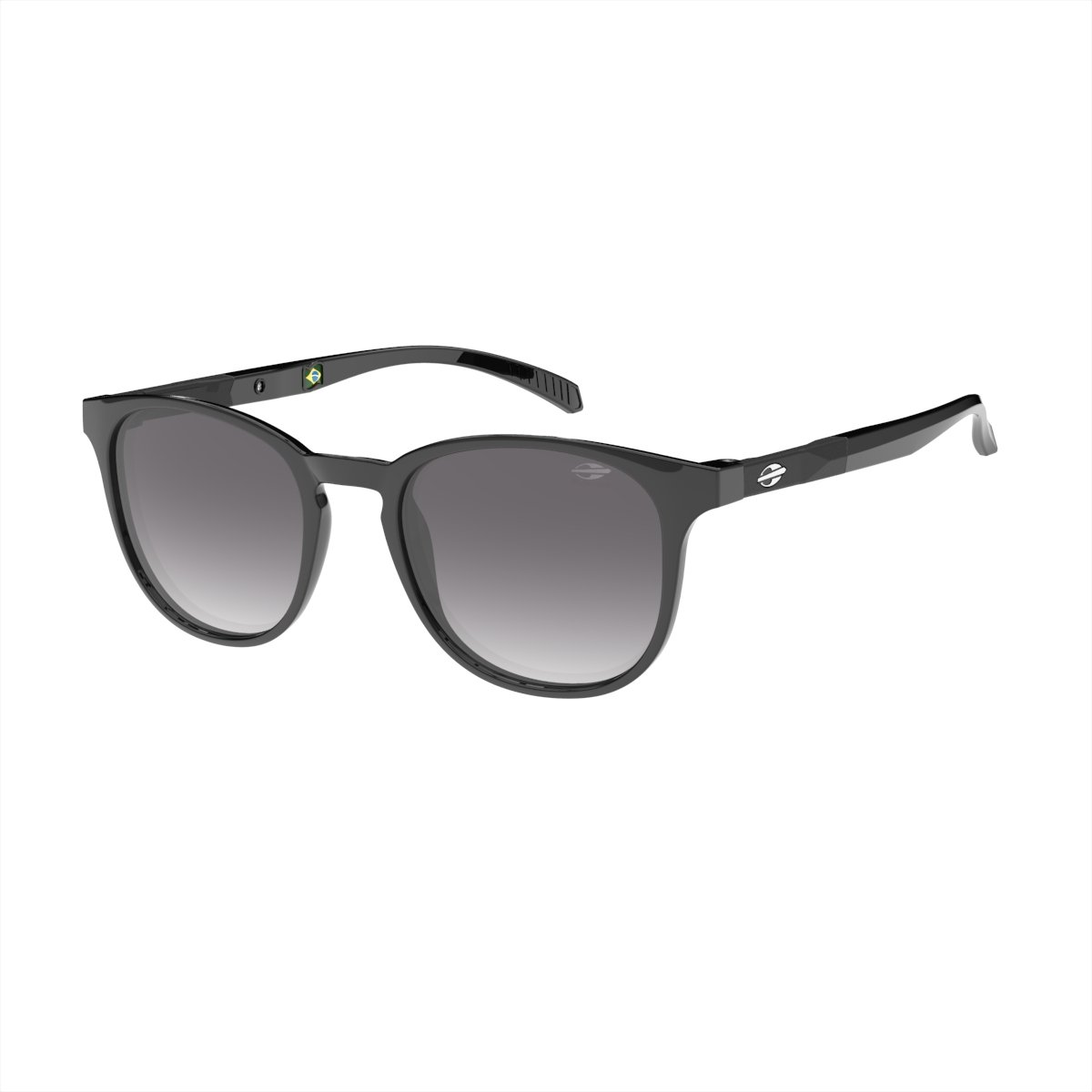 Oculos Solar Mormaii Phuket M0210a0233 Preto Brilho Lente Cinza Degrade cat1
