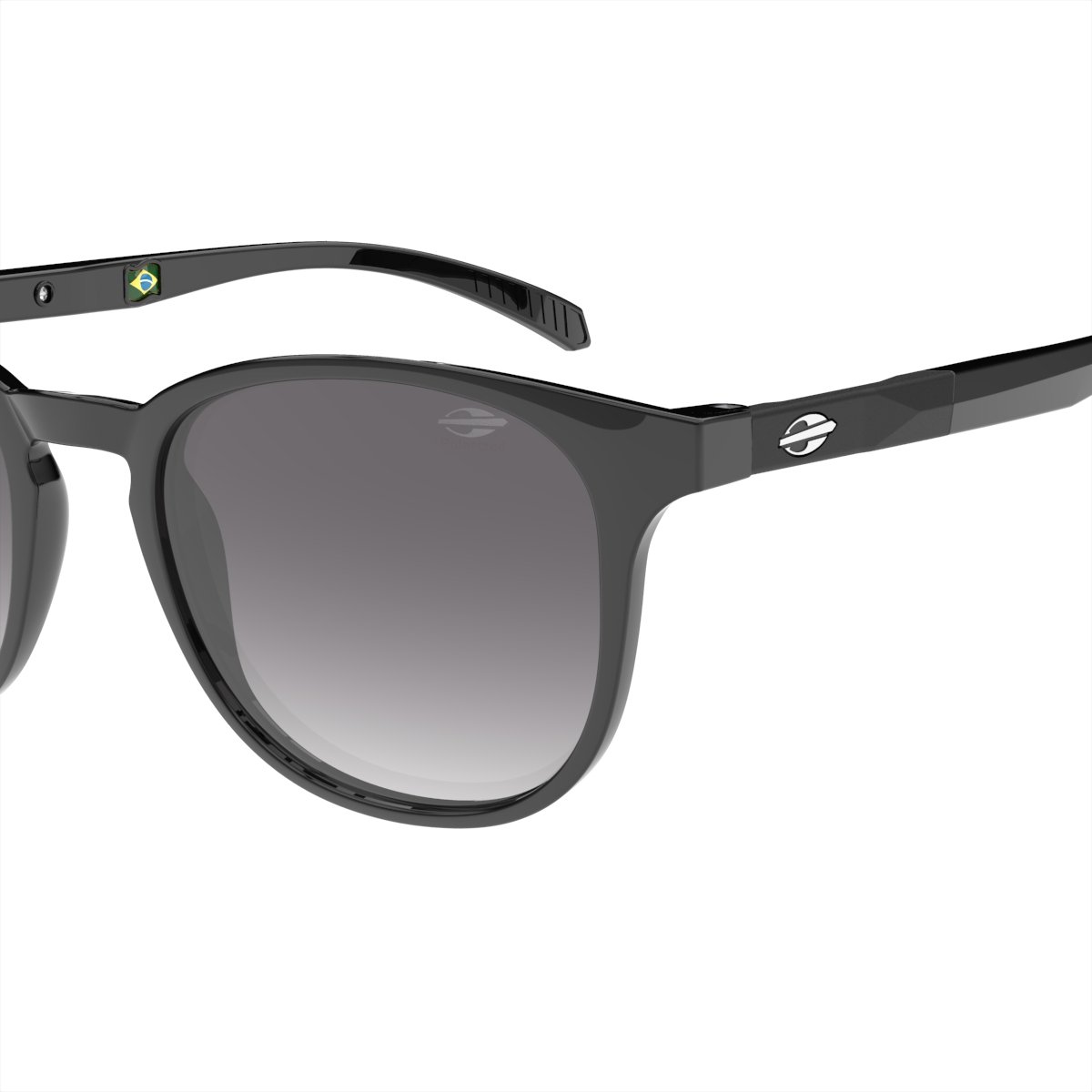Oculos Solar Mormaii Phuket M0210a0233 Preto Brilho Lente Cinza Degrade cat1 Preto 3