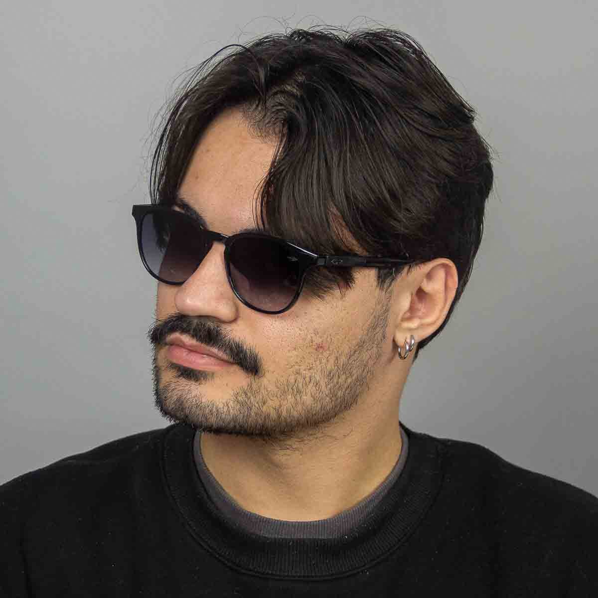 Oculos Solar Mormaii Phuket M0210a0233 Preto Brilho Lente Cinza Degrade cat1 Preto 5