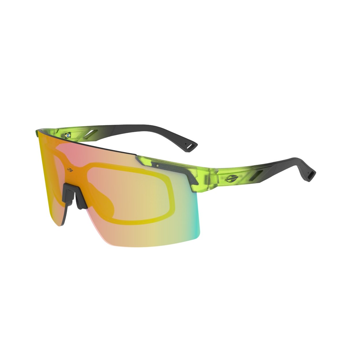 Oculos Solar Mormaii Grand Tour 4 M0212j6611 Amarelo Translucido Lente Vermelho Espelhada cat1