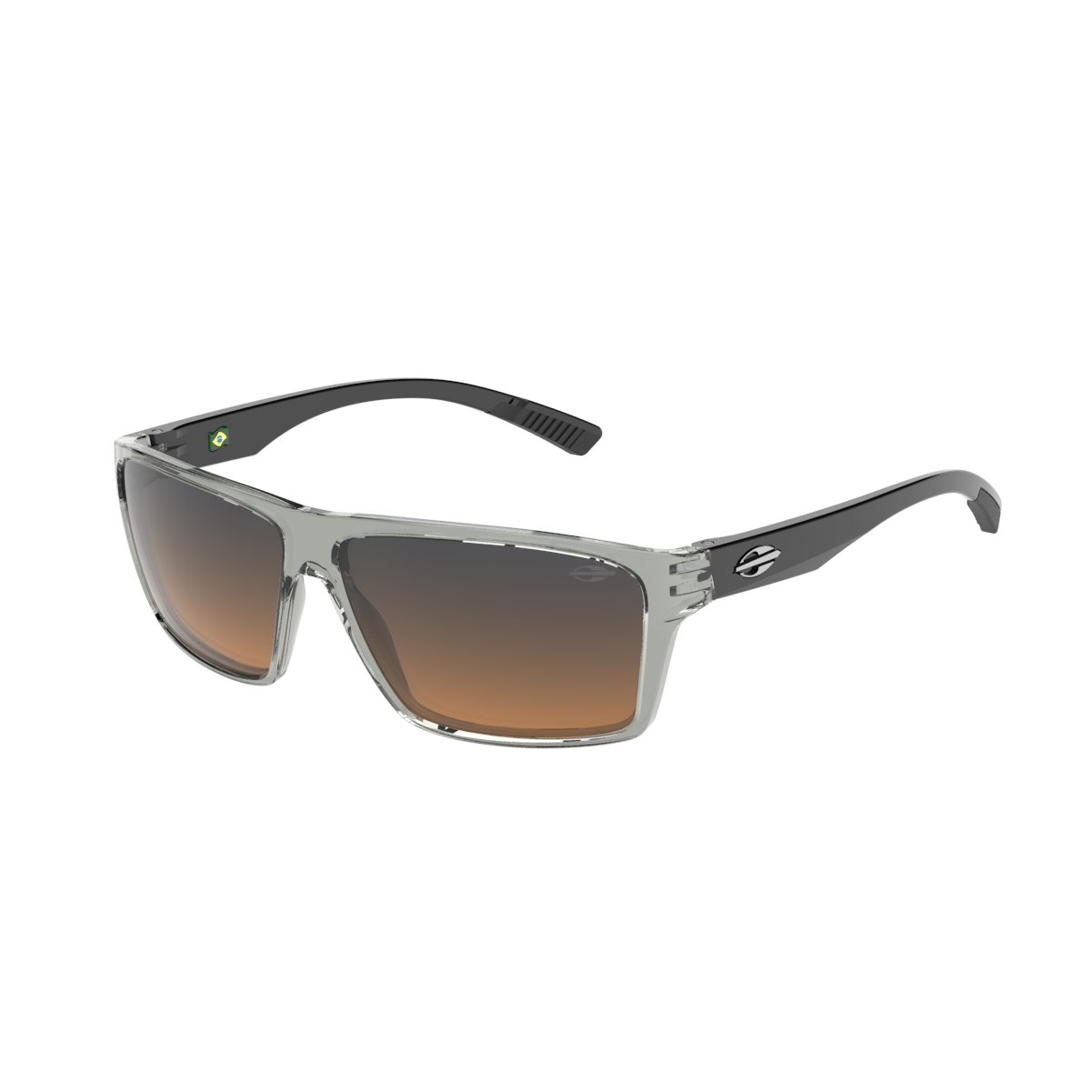 Oculos Solar Mormaii Munique Sun M0211d4721 Fume Brilho Lente Azul Degrade cat1