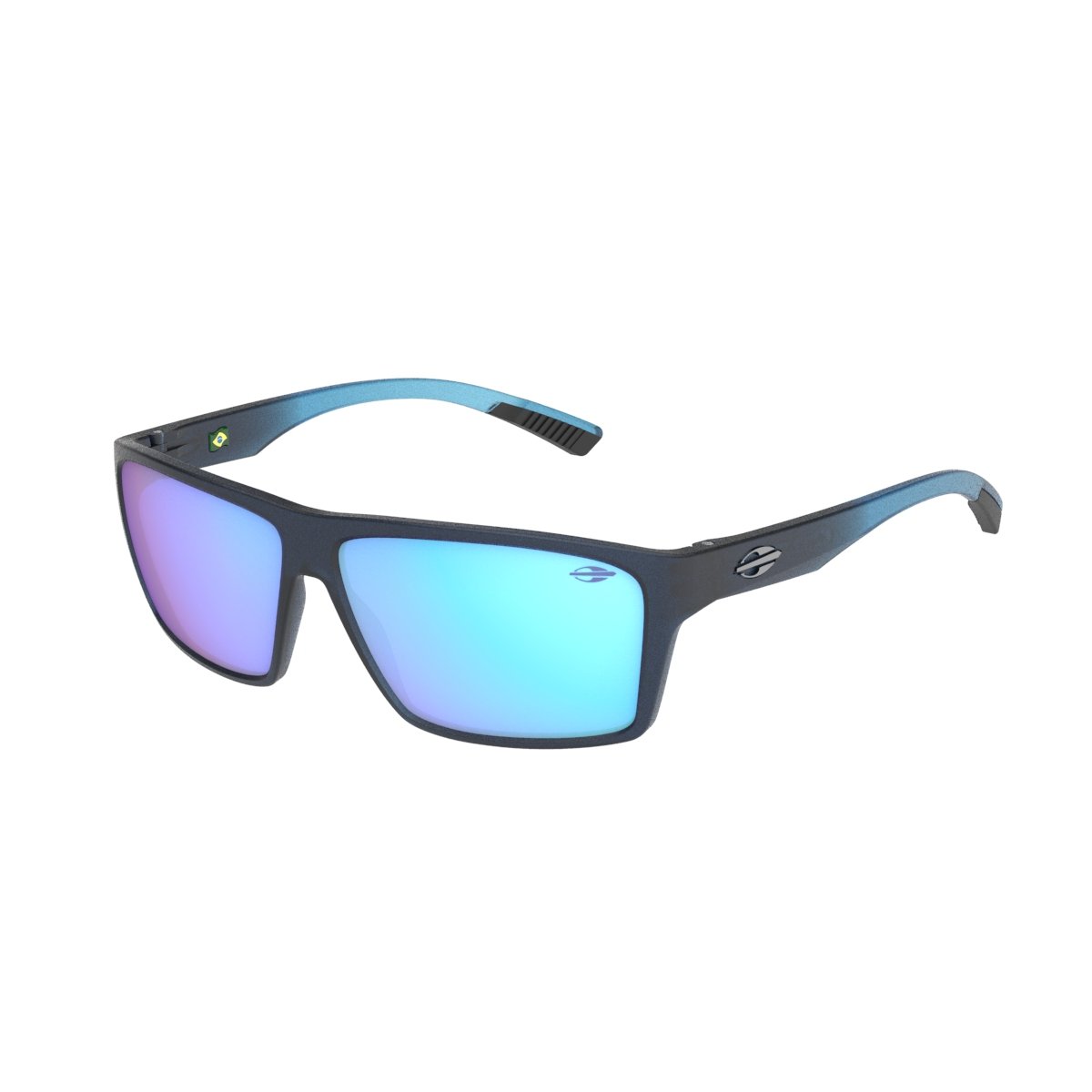 Oculos Solar Mormaii Munique Sun M0211kc697 Azul Fosco Lente Azul Espelhada cat1