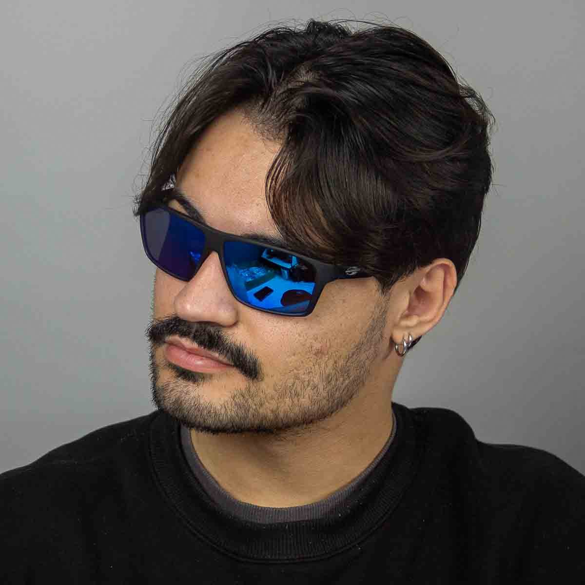 Oculos Solar Mormaii Munique Sun M0211kc697 Azul Fosco Lente Azul Espelhada cat1 Azul 5