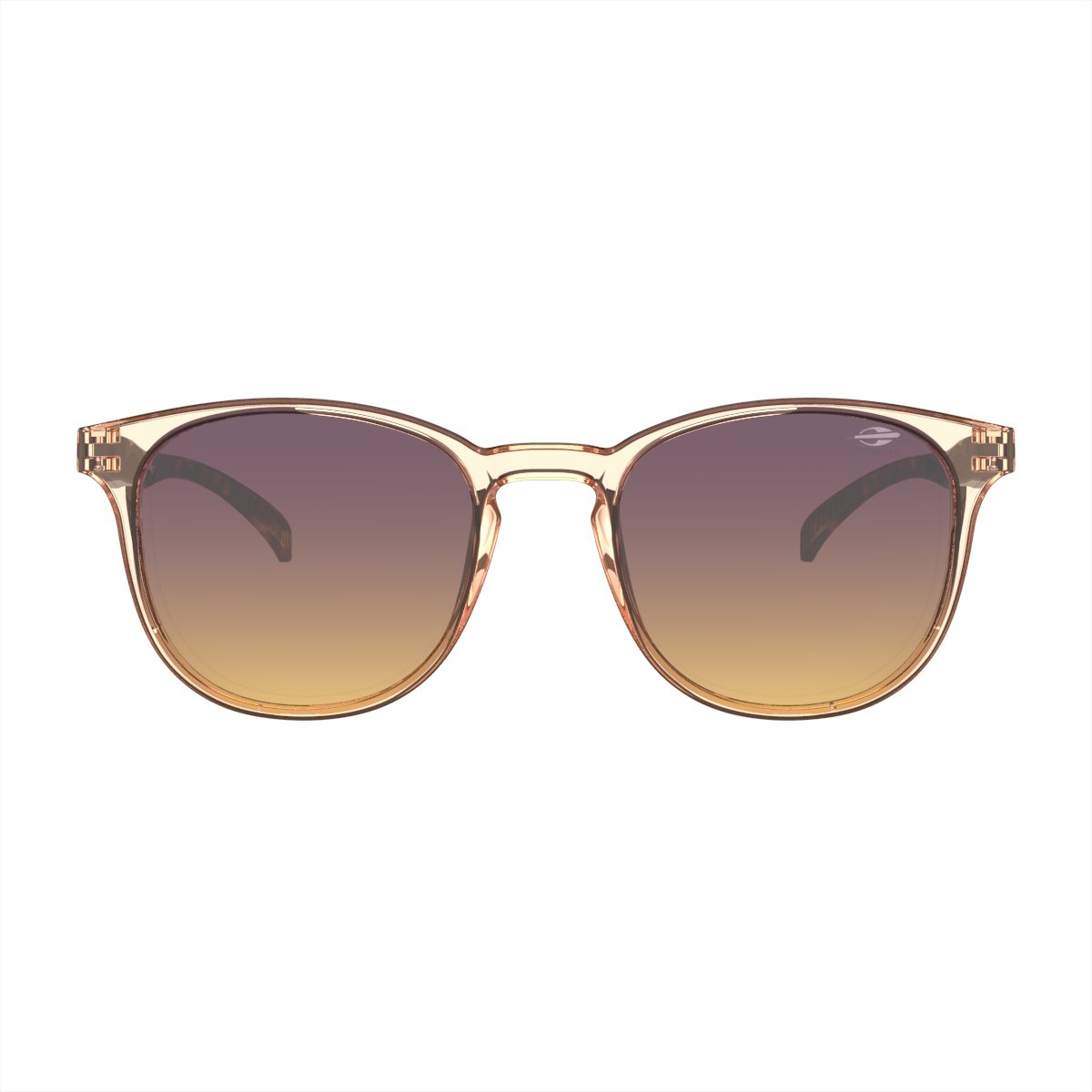 Oculos Solar Mormaii Phuket M0210b61a7 Nude Translucido Lente Roxo Degrade cat1 Bege 2