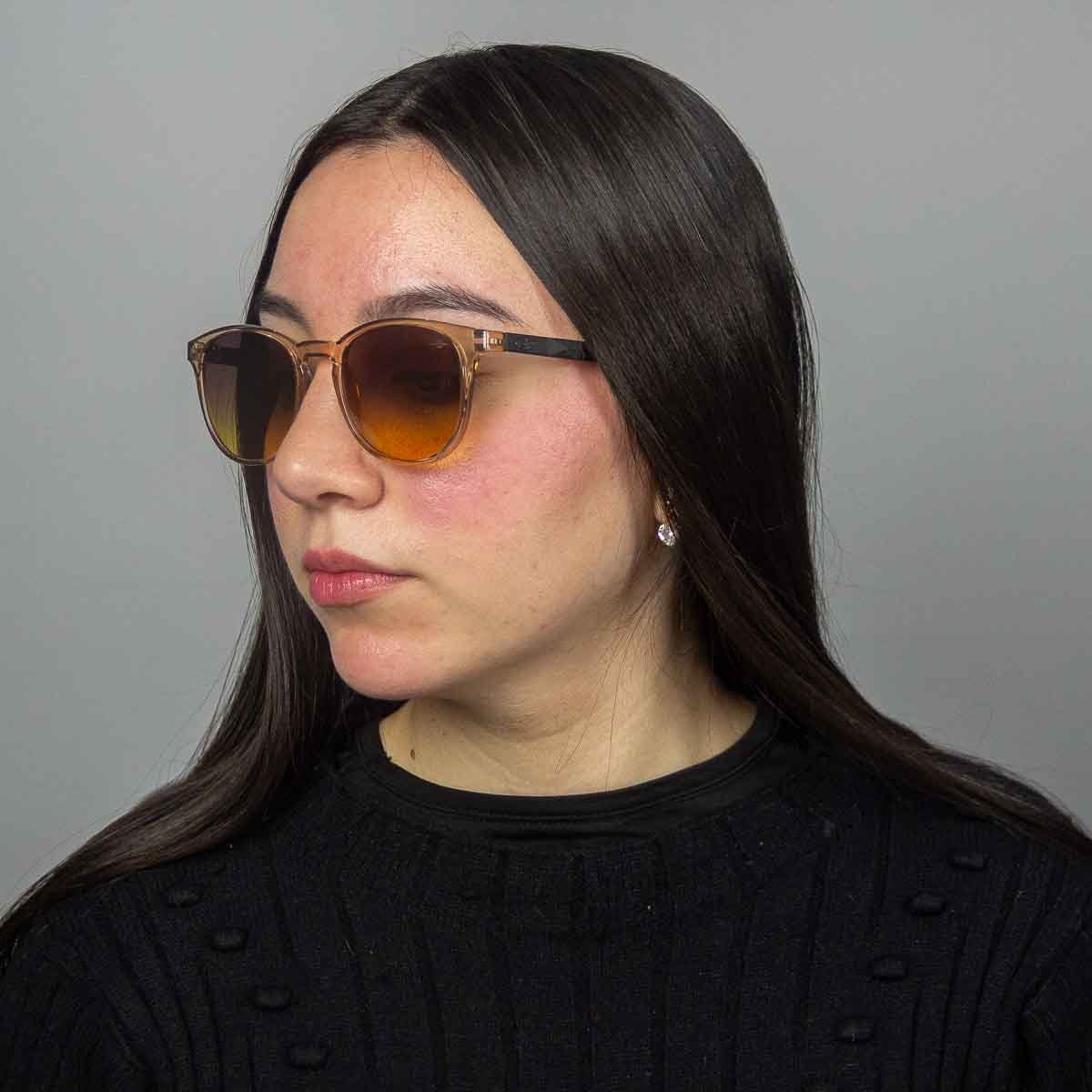 Oculos Solar Mormaii Phuket M0210b61a7 Nude Translucido Lente Roxo Degrade cat1 Bege 5