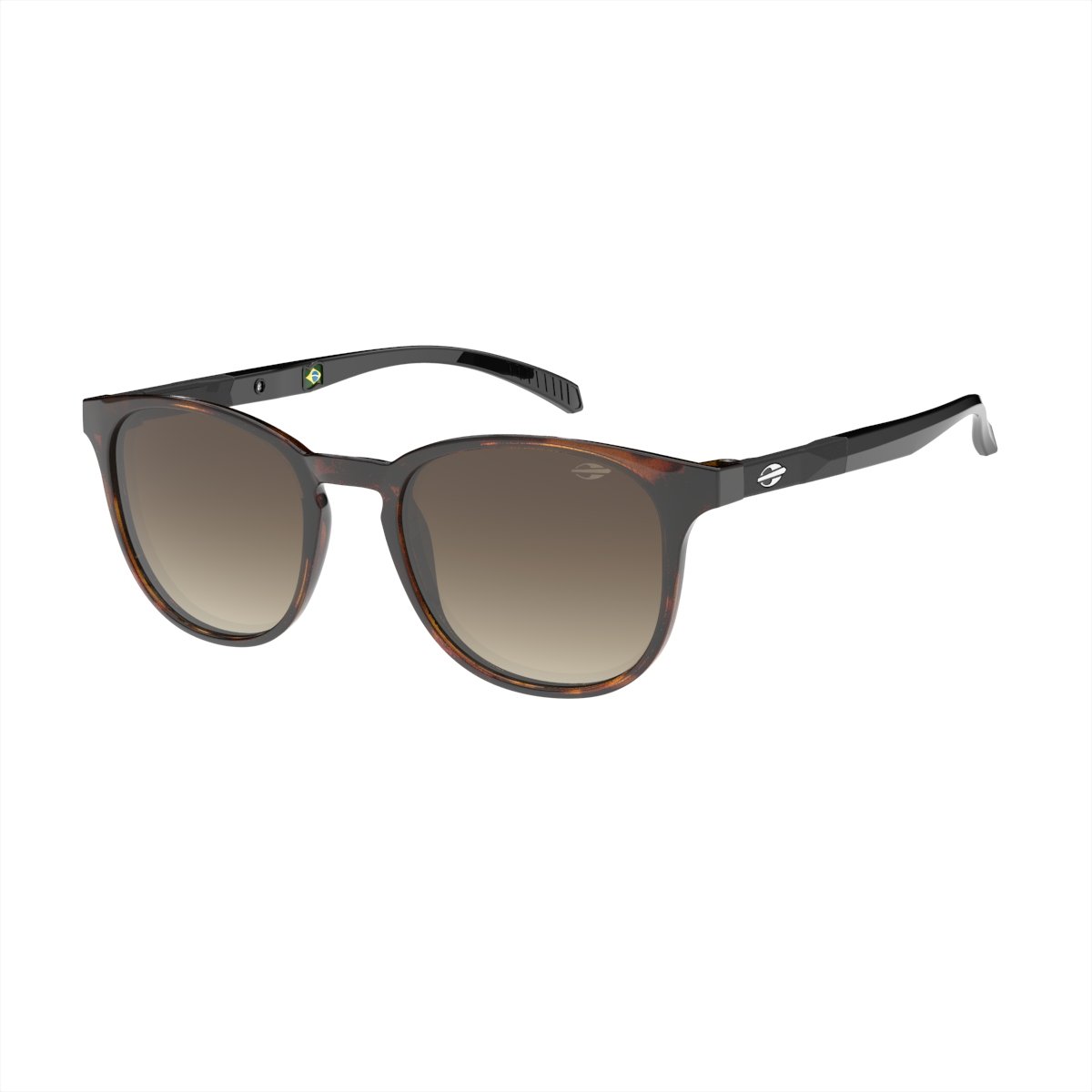 Oculos Solar Mormaii Phuket M0210f2134 Marrom Brilho Demi Lente Marrom Degrade cat1