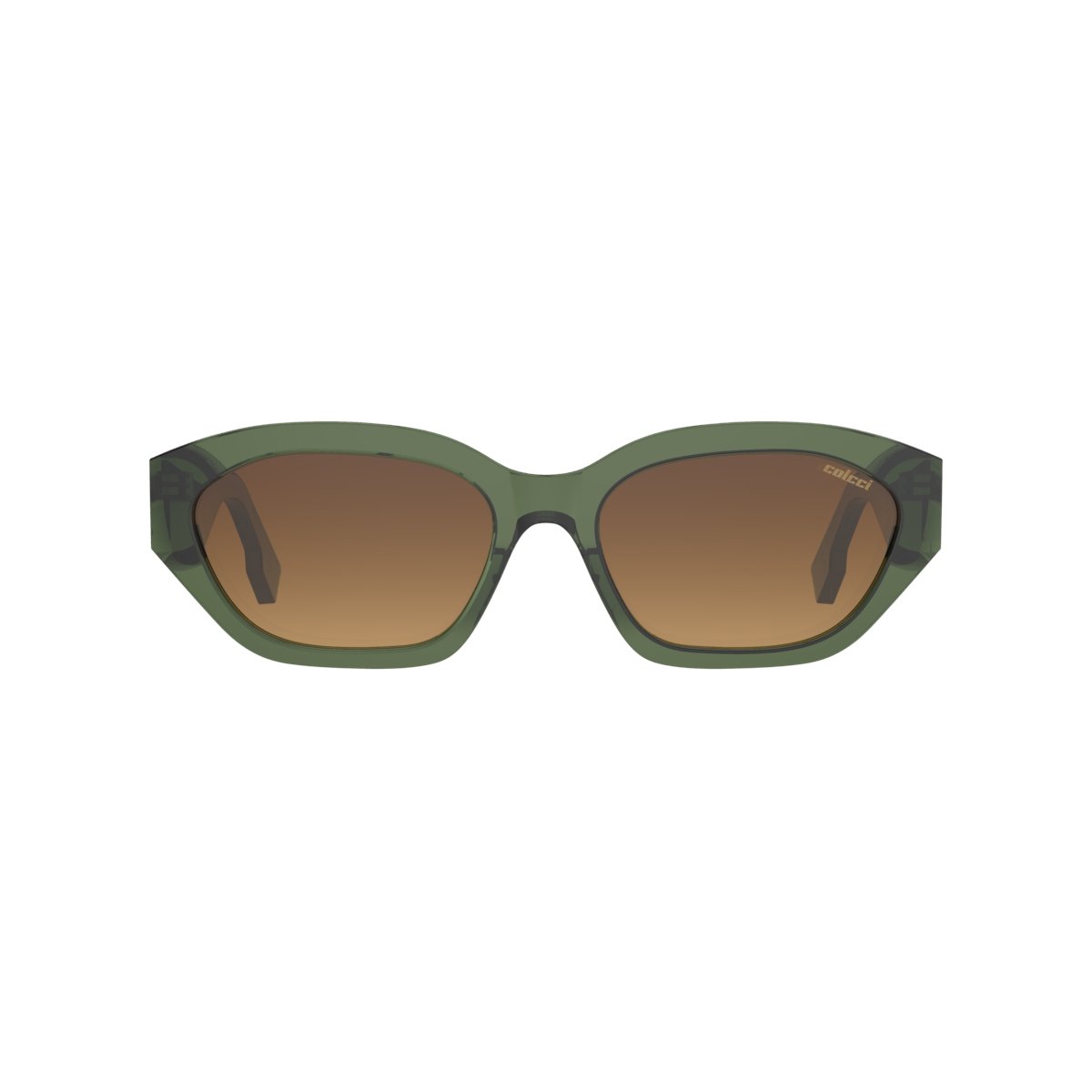 Oculos Solar Colcci Petra C0317kf534 Verde Translucido Lente Marrom Degrade cat1 Verde 2