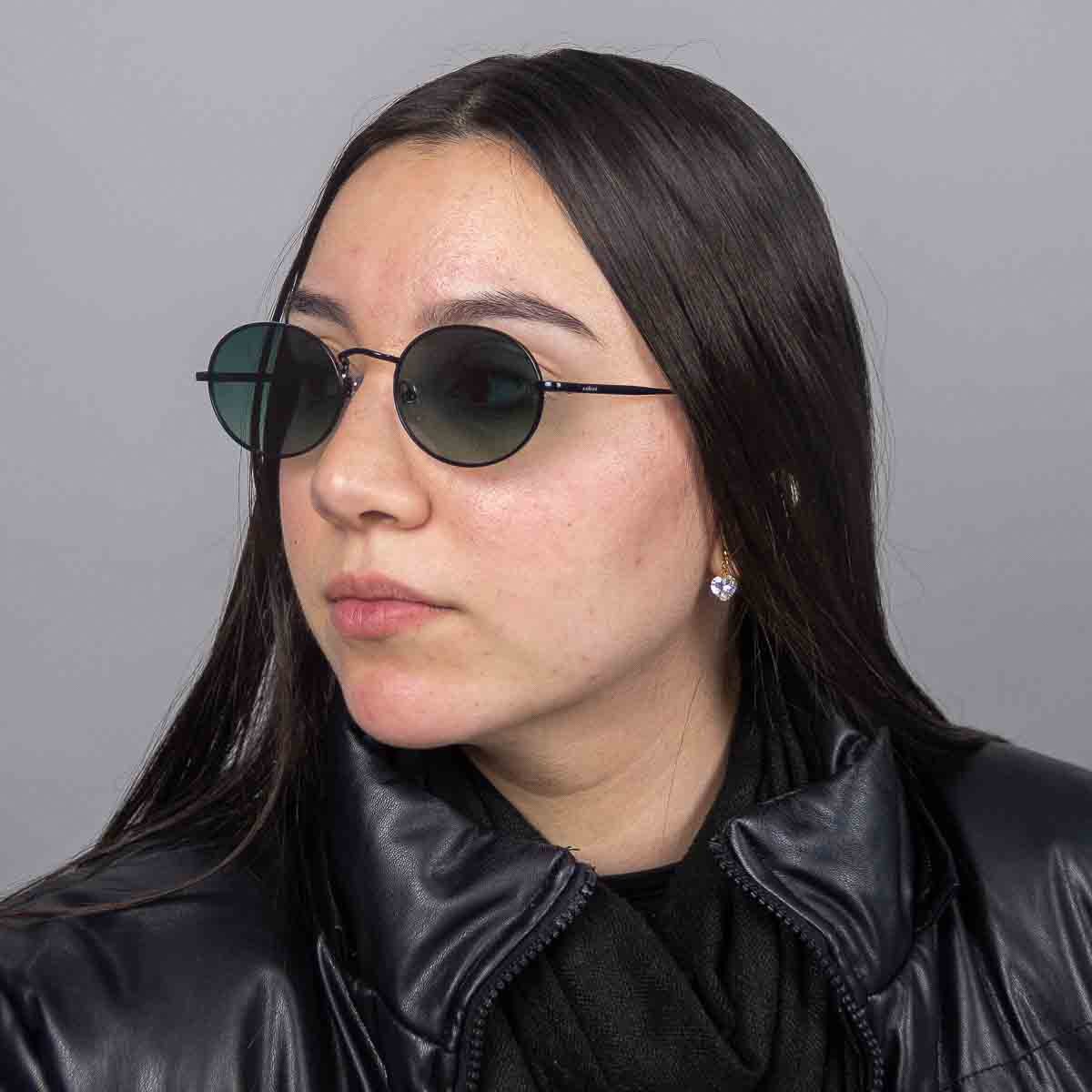 Oculos Solar Colcci C0300a02ag Preto Brilho Lente Verde Degrade cat1 Preto 5