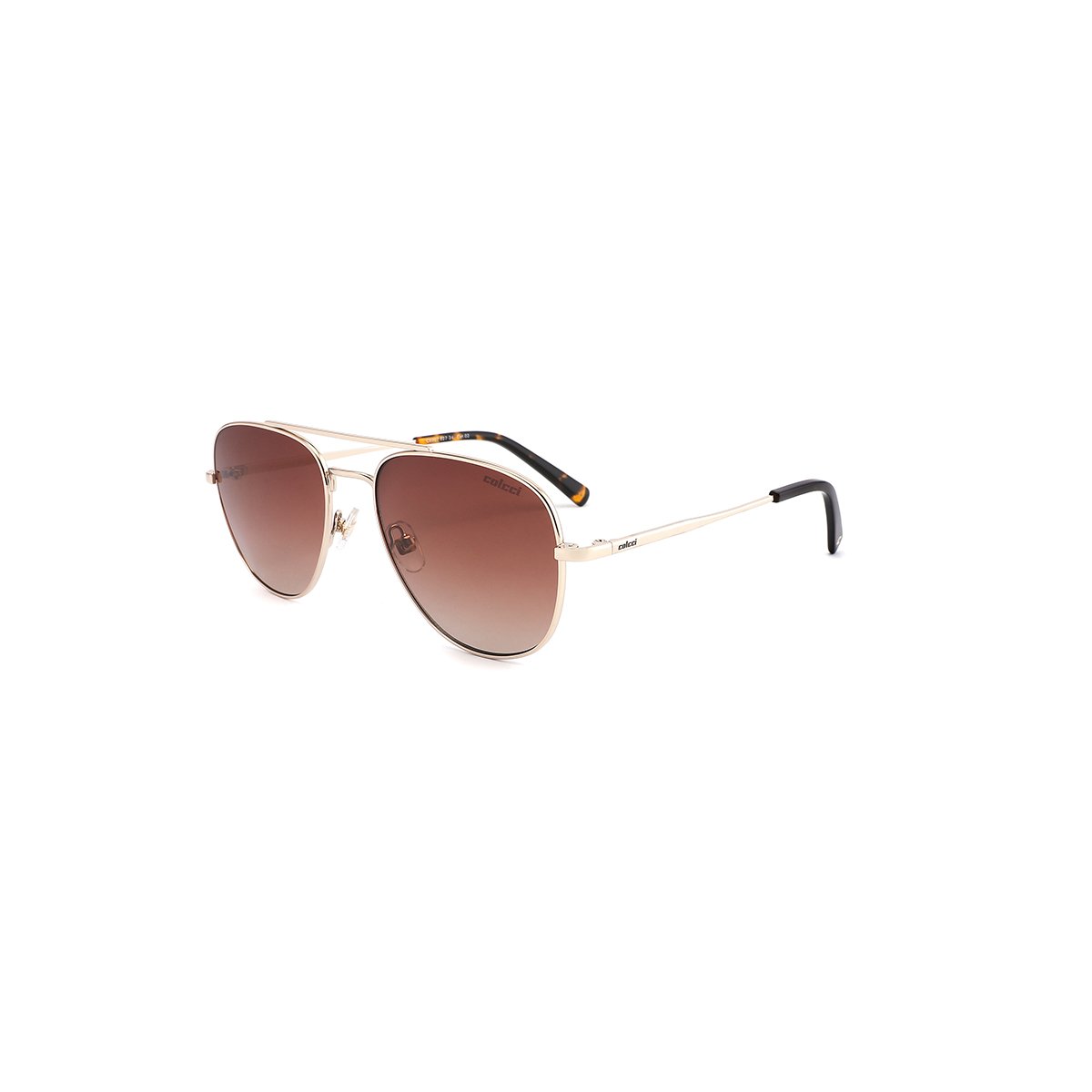 Oculos Solar Colcci C0307E2734 Dourado Brilho Lente Marrom Degrade cat1