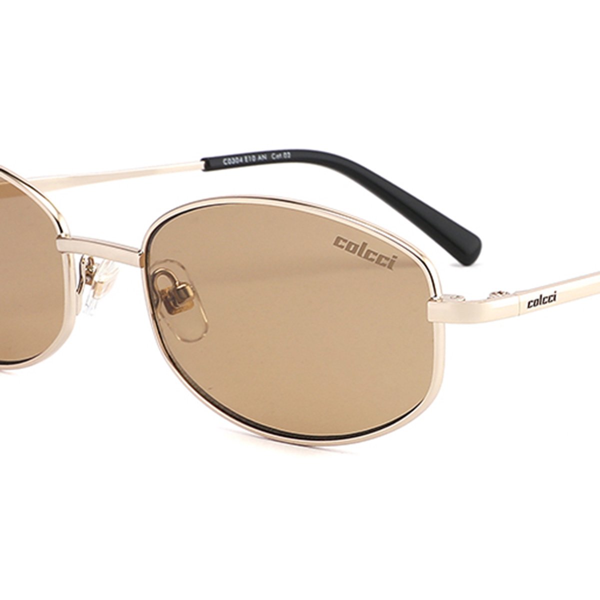 Oculos Solar Colcci c0304E10AN Dourado Brilho Lente Marrom cat1 Dourado 3