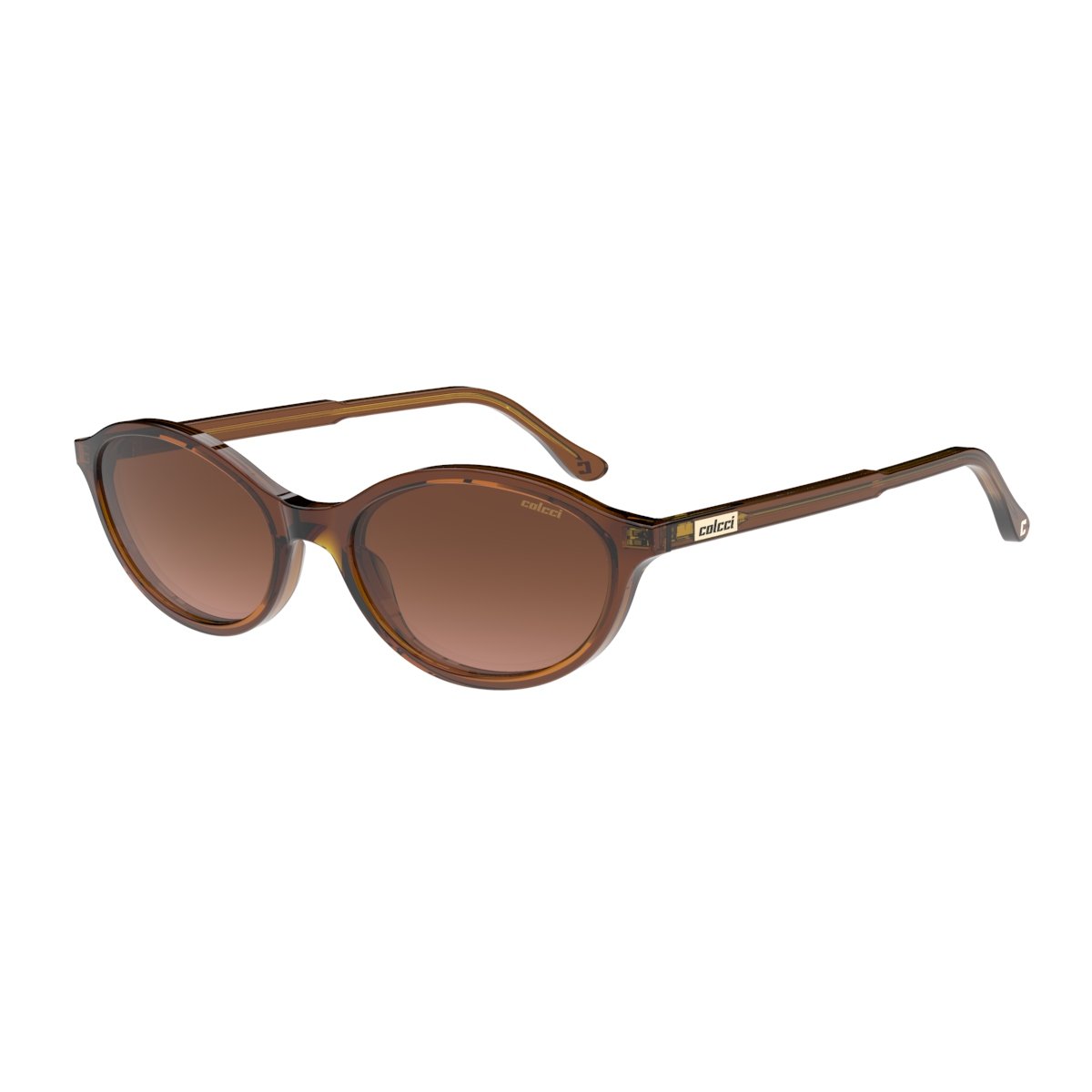 Oculos Solar Colcci Charlotte Sun C0311j39a6 Marrom Brilho Lente Marrom Degrade cat1
