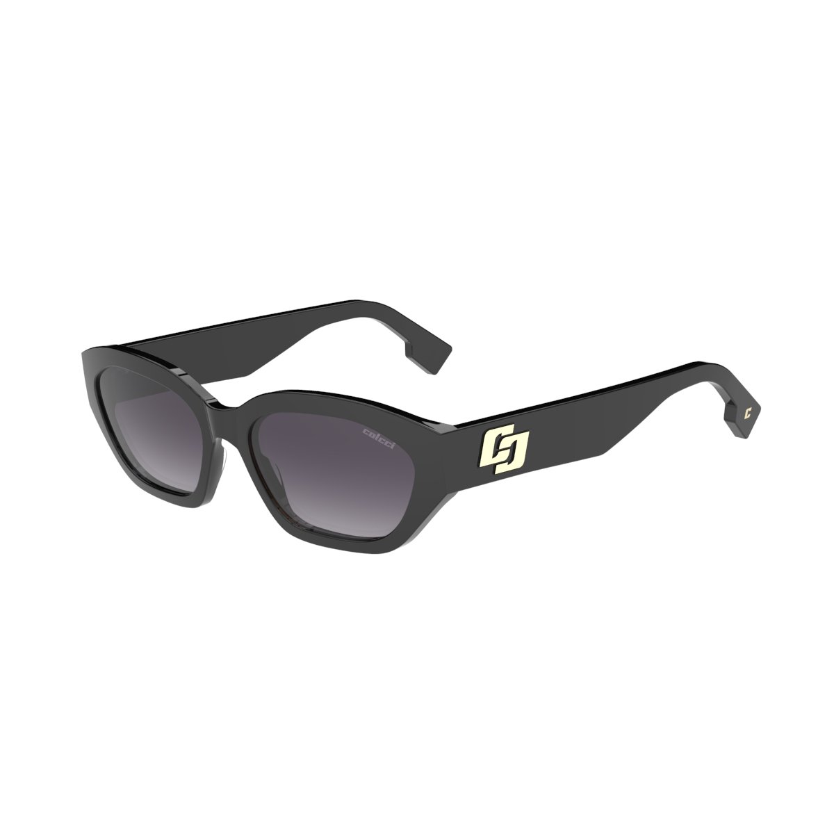 Oculos Solar Colcci Petra C0317a0233 Preto Brilho Lente Cinza Degrade cat1